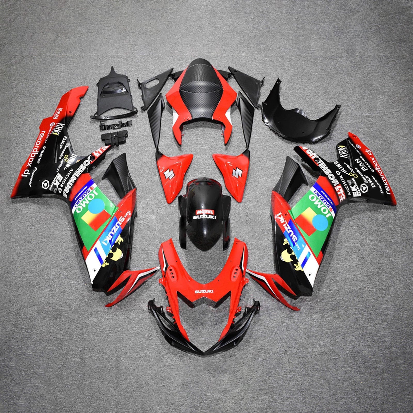 Kit de carénage injecté en plastique ABS pour Suzuki GSXR 600/750 2011-2026 K11