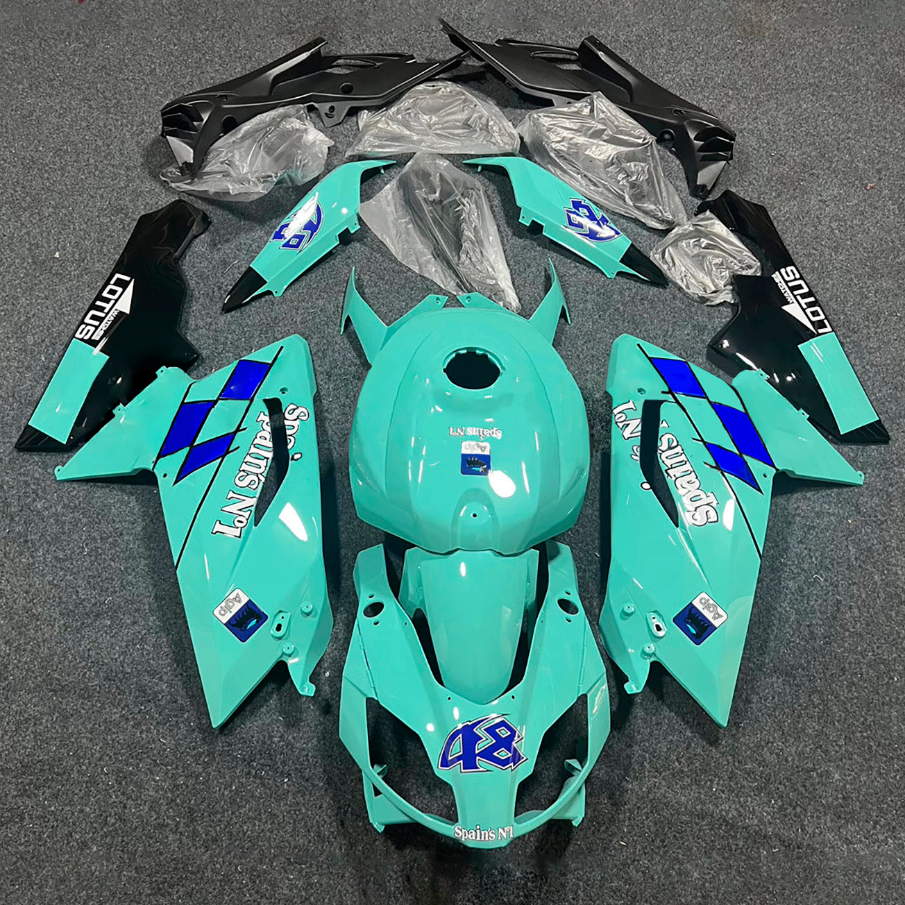 Kit de carenado&Sistema de inyección Aprilia RS125 2006-2011, carrocería de plástico ABS