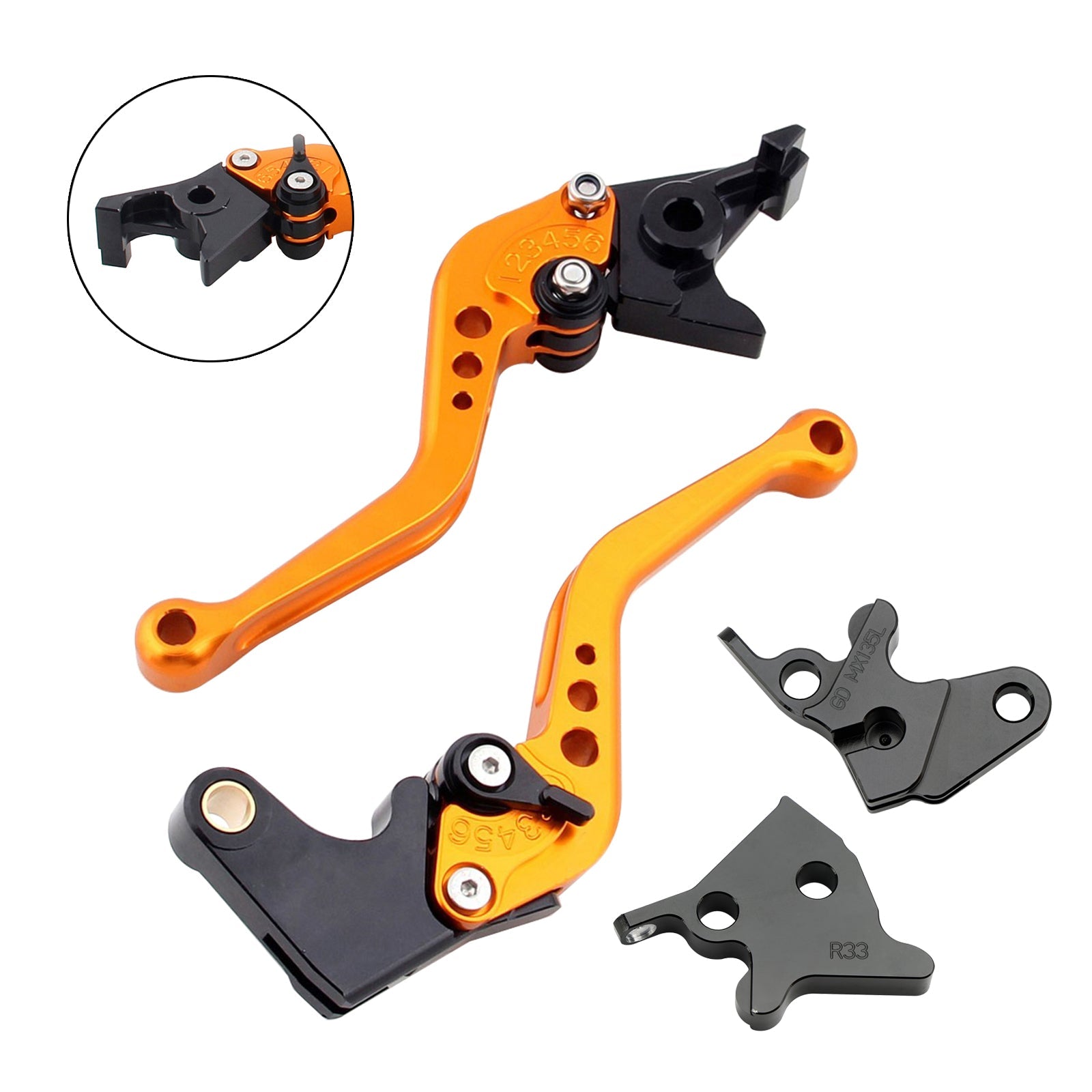 Ročica kratke zavore in sklopke za Yamaha YBR125 2005–2014