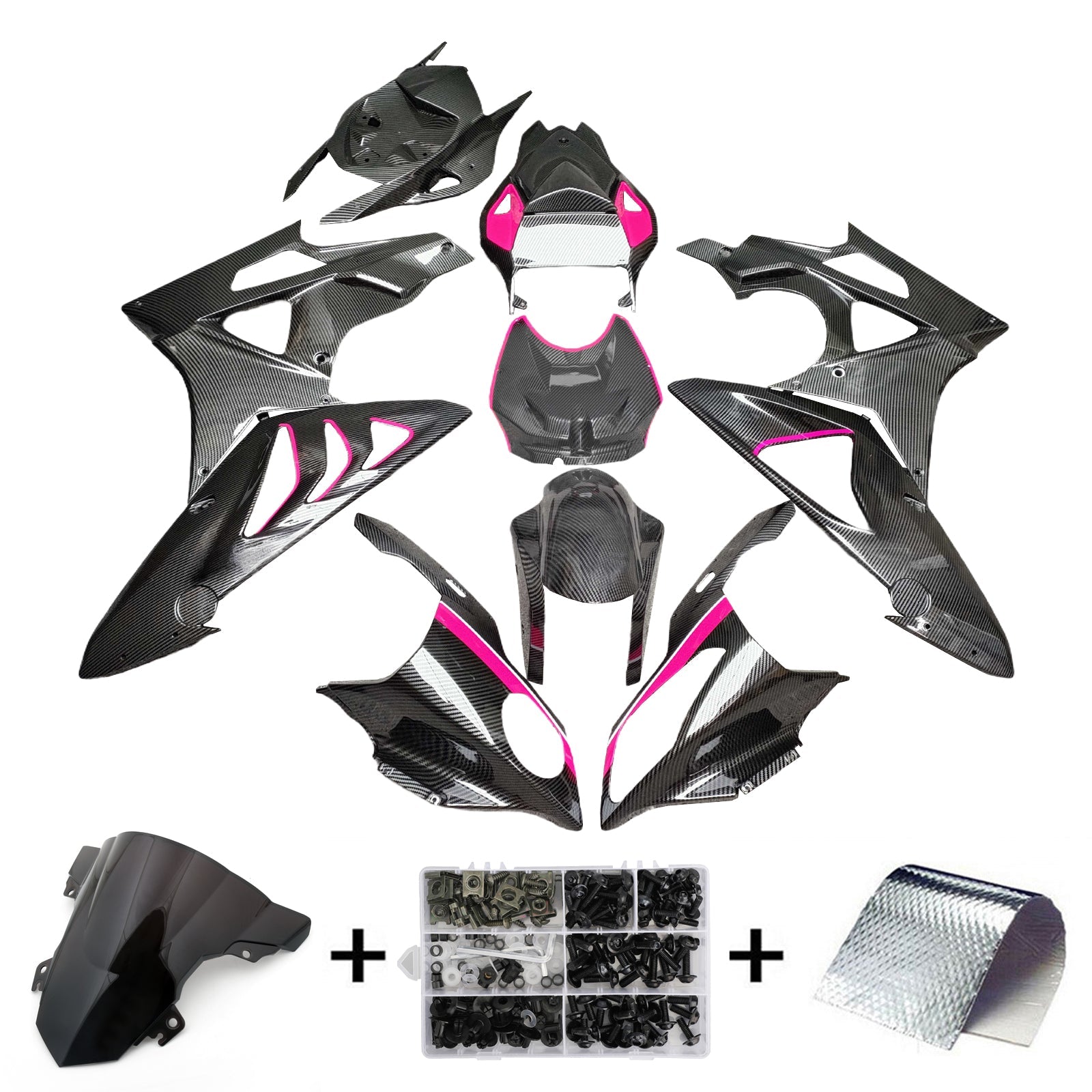Kit de carénage d'injection pour BMW S1000RR 2017-2018 Carrosserie Plastique ABS