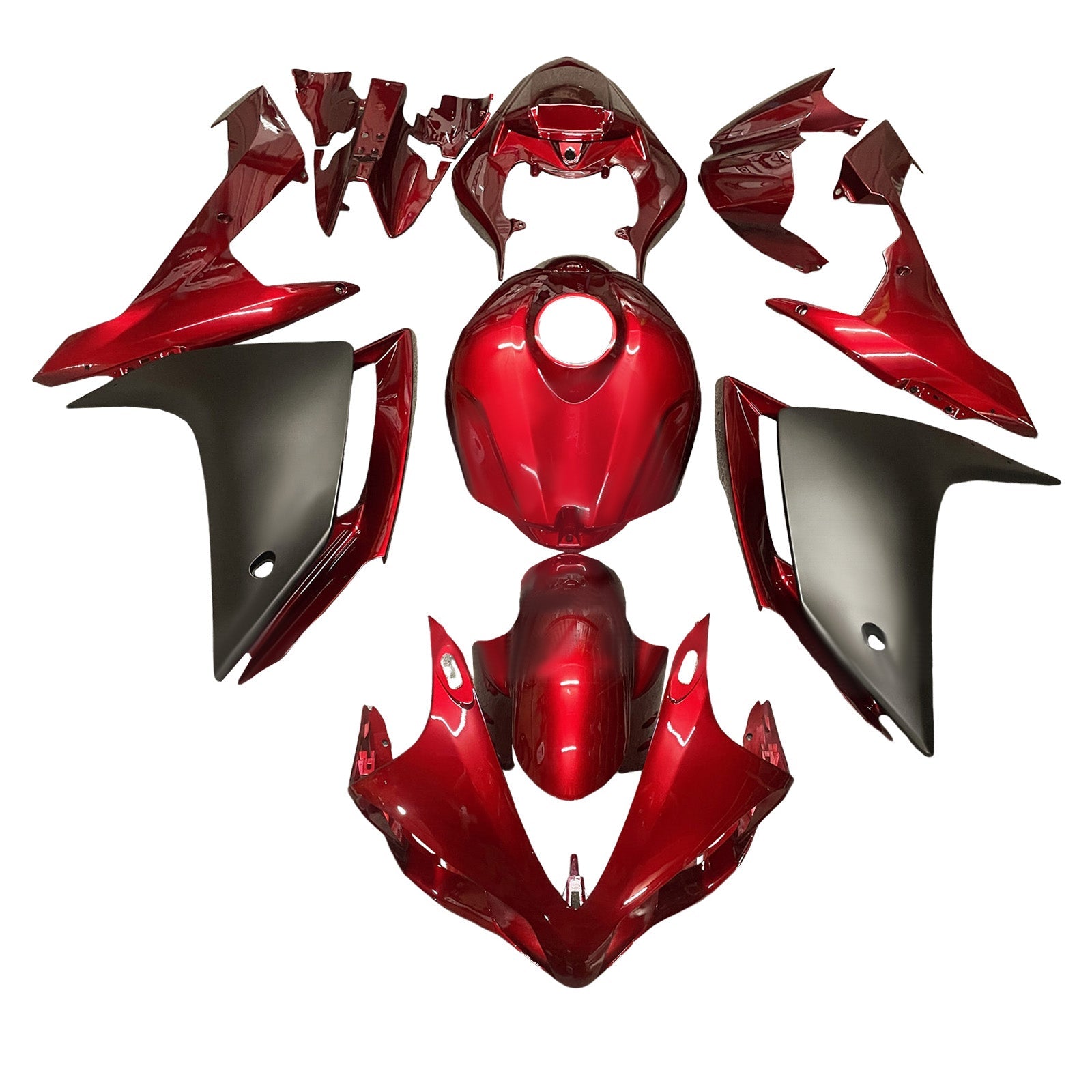 Kit carenatura iniettata in plastica ABS per Yamaha YZFR1 YZF-R1 2007-2008