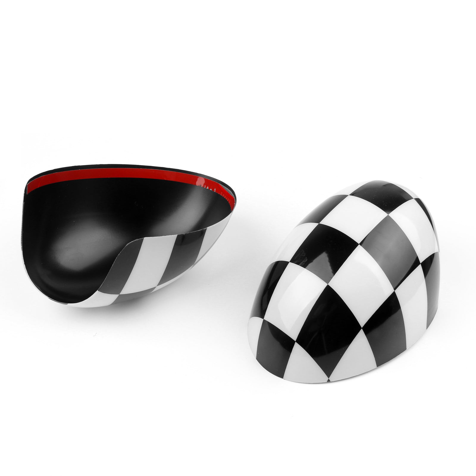 L&H Cubiertas para espejos retrovisores laterales compatibles con MINI Cooper R55 R56 R57 R58 R60 R61 con espejo retrovisor eléctrico plegable