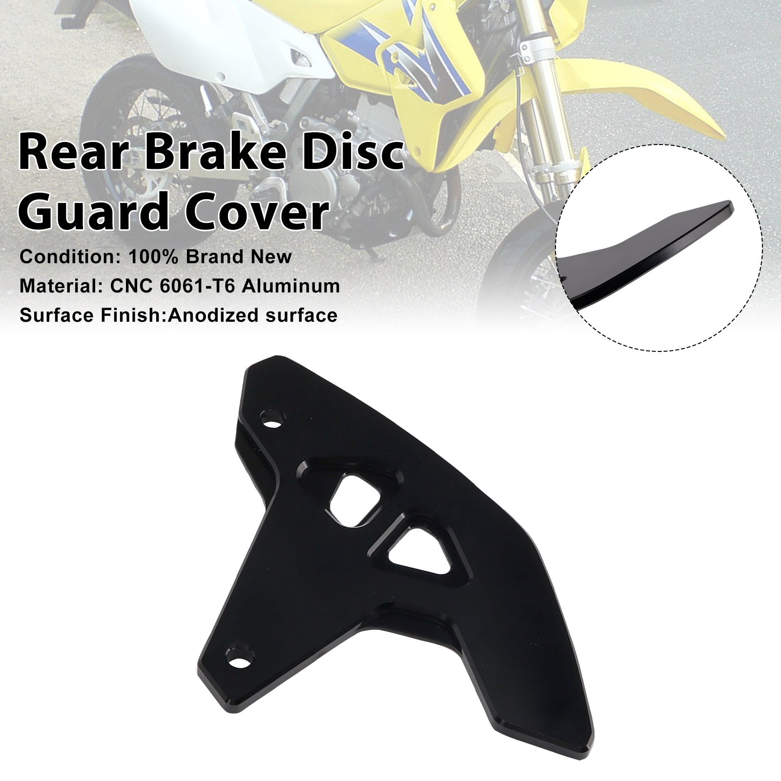 Protector de disco de freno trasero para Suzuki DR-Z400SM 2000-2024 DRZ400/S/E