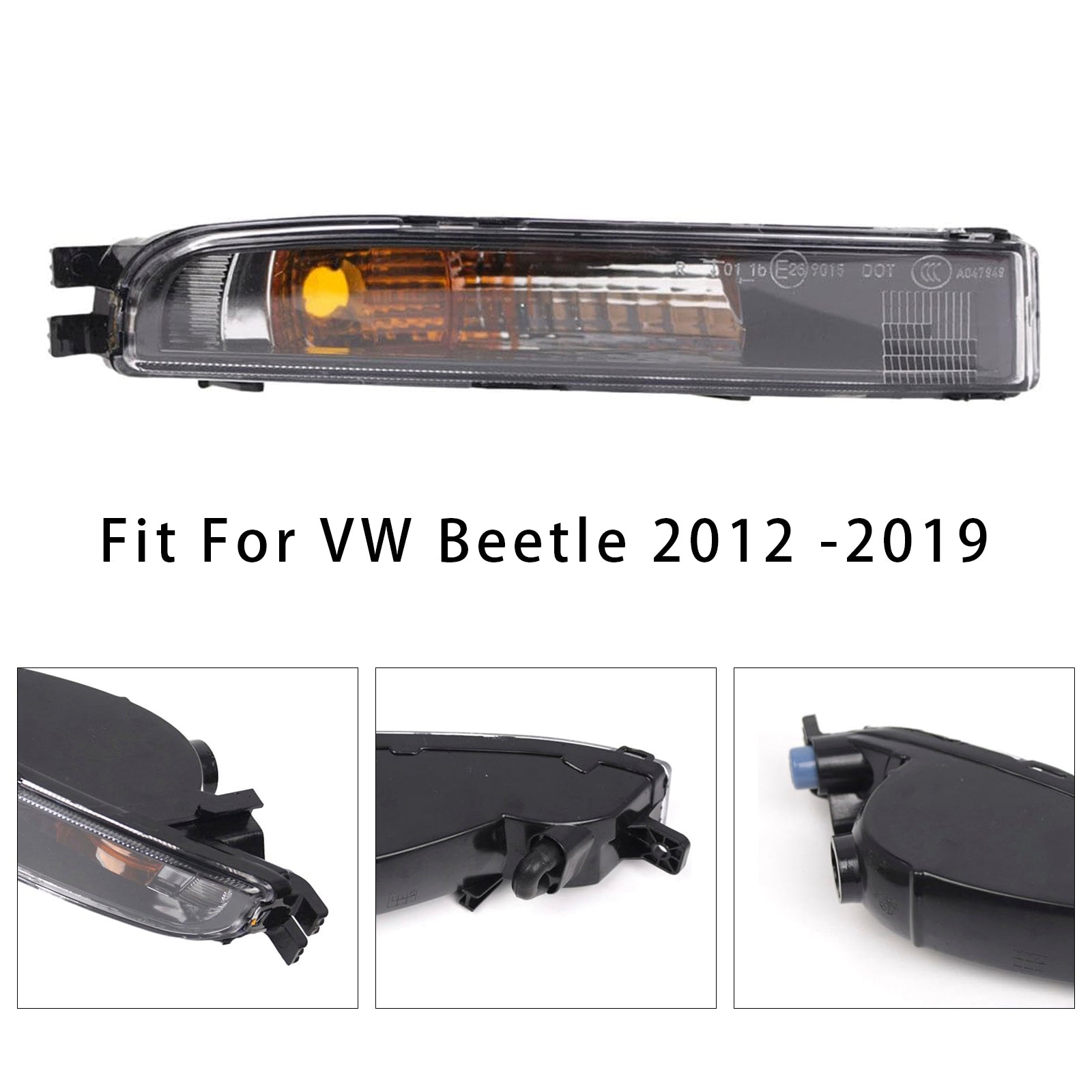 Volkswagen Beetle 2012-2019 1 Ogień migający w prawo od zderzaka przed 5C5953042a