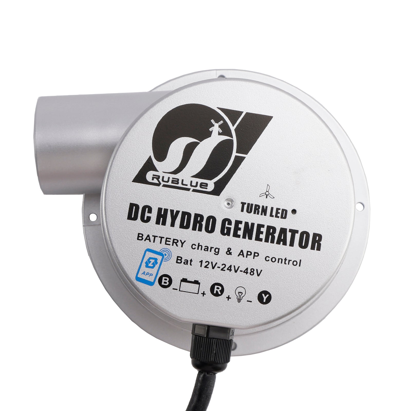 Générateur hydroélectrique à turbine à débit d'eau 12/24/48 V, petite taille, 36/50 W, 12 V, 24 V, 48 V