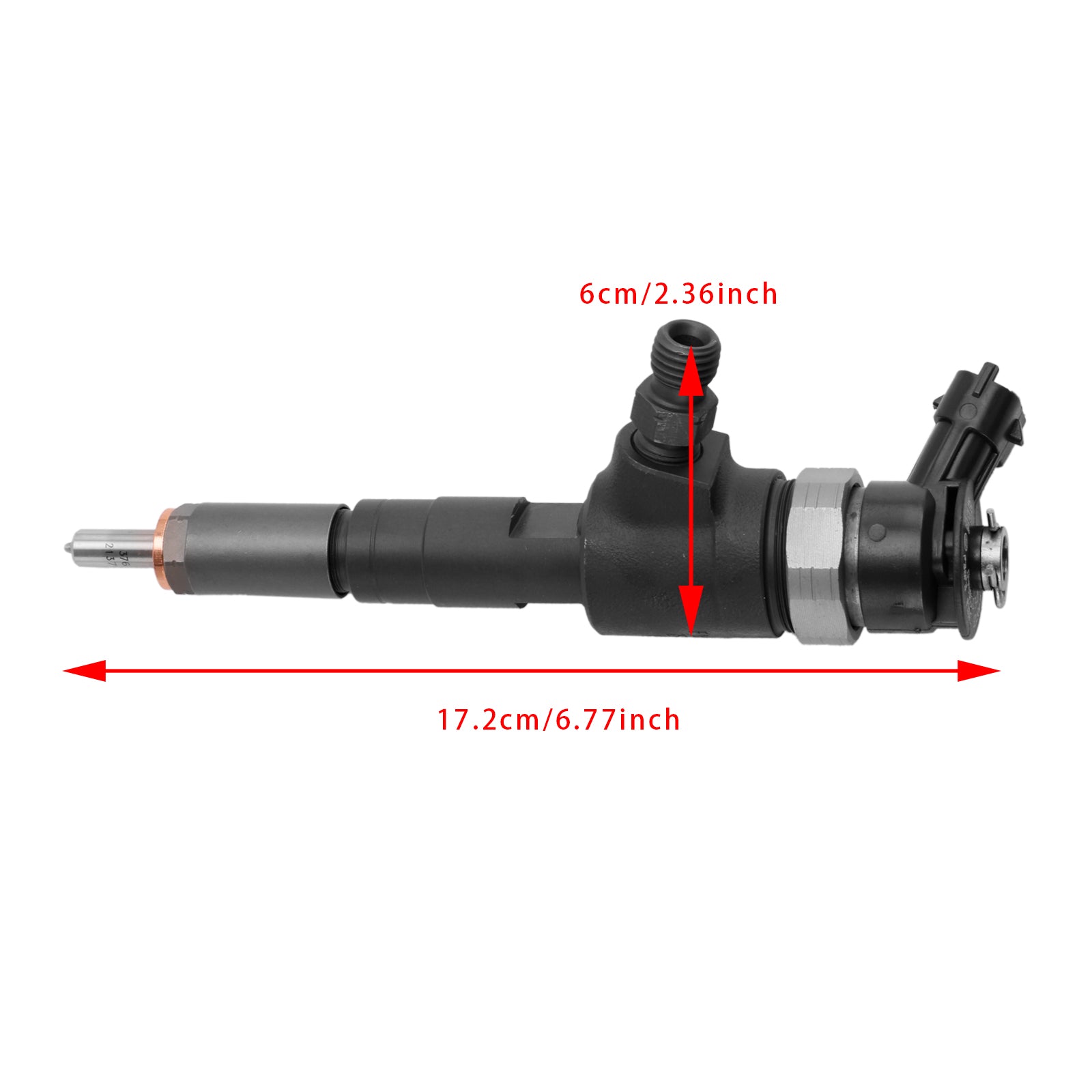 08.2017 - Injecteur de carburant (1 pièce) pour Opel Crossland X 1.6 Turbo D 85 kW 116 ch 1560 cm³ (référence 0445110340)