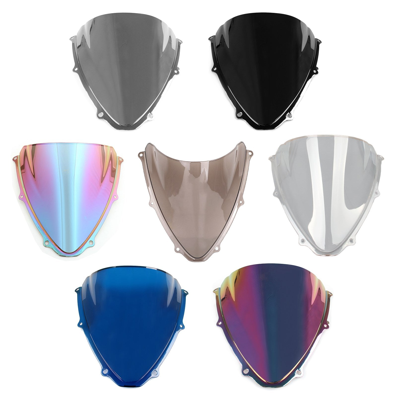 Przednia szyba podwójna bąbelek przedniej szyby dla Suzuki GSXR 600/750 2006-2007 K6