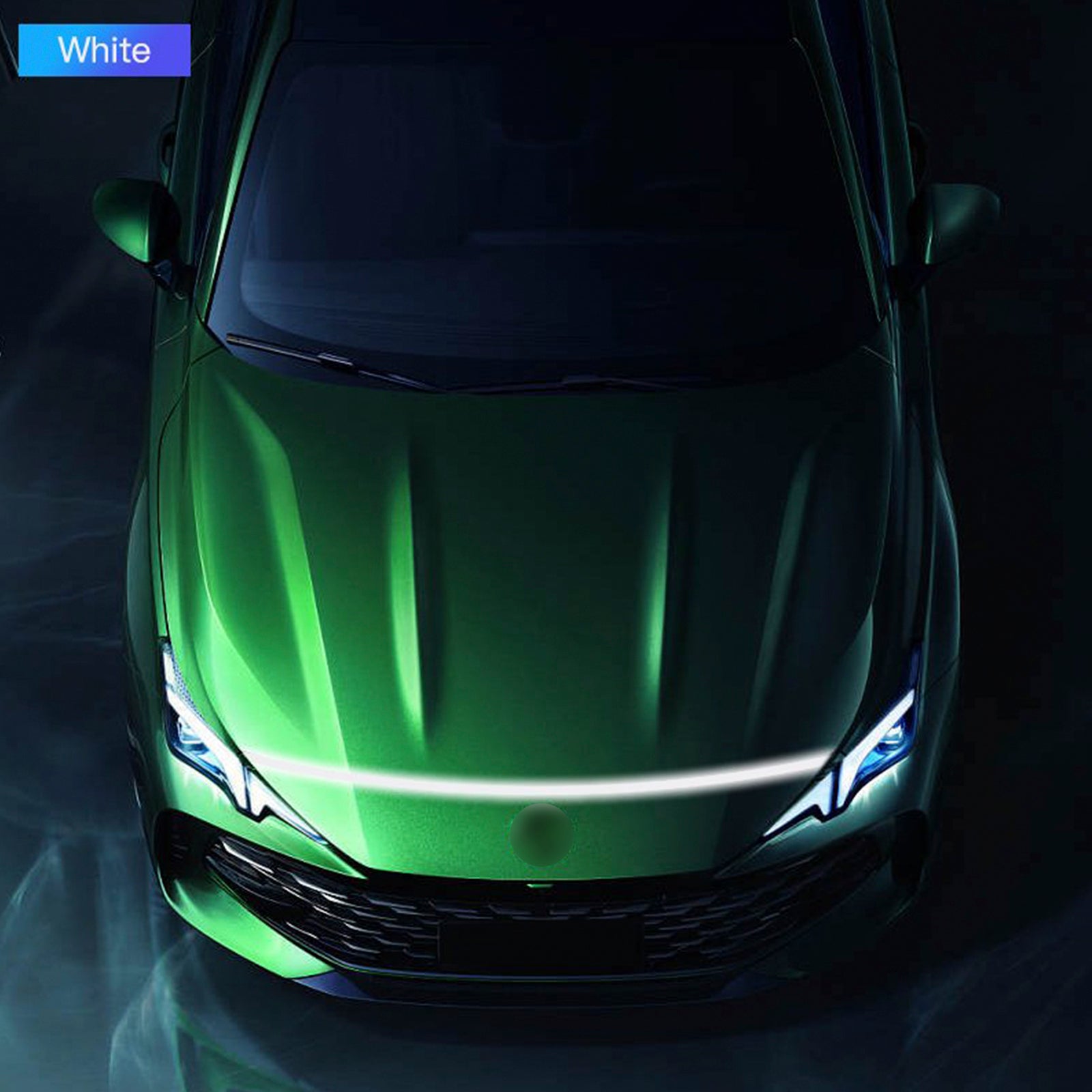 Franja diurna LED para la campana del automóvil, escaneo dinámico flexible, inicio -Up