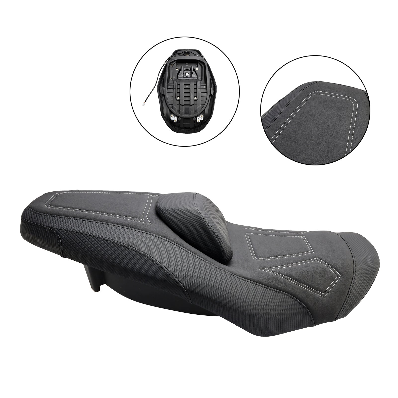 Kompletny siodło grzewcze dla kierowcy i pasażera Yamaha T-Max 560 2022-2024