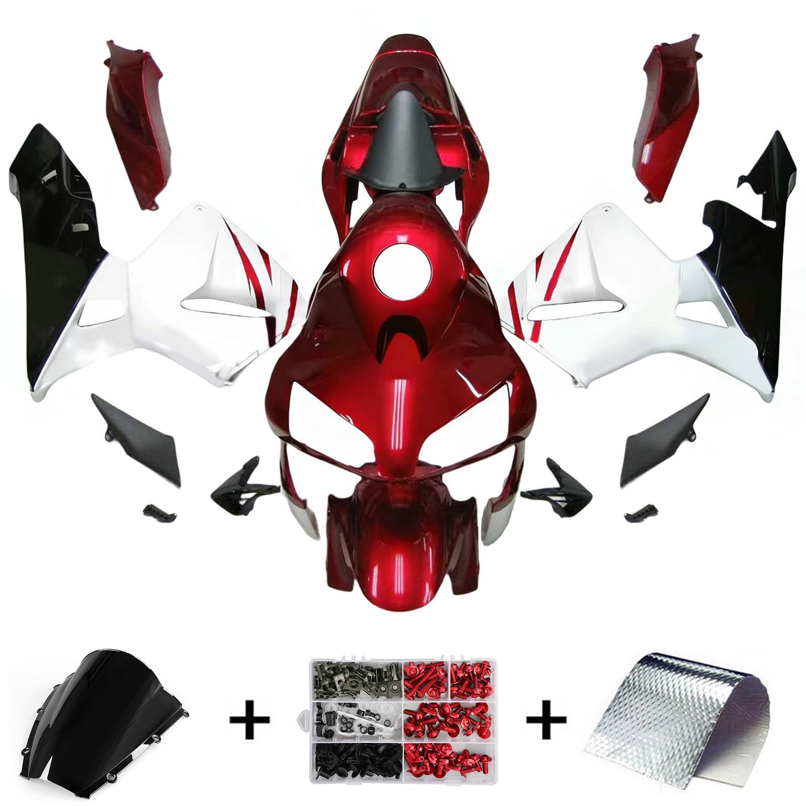 Kit de carénage par injection, carrosserie en plastique ABS pour Honda CBR600RR 2003-2004 F5