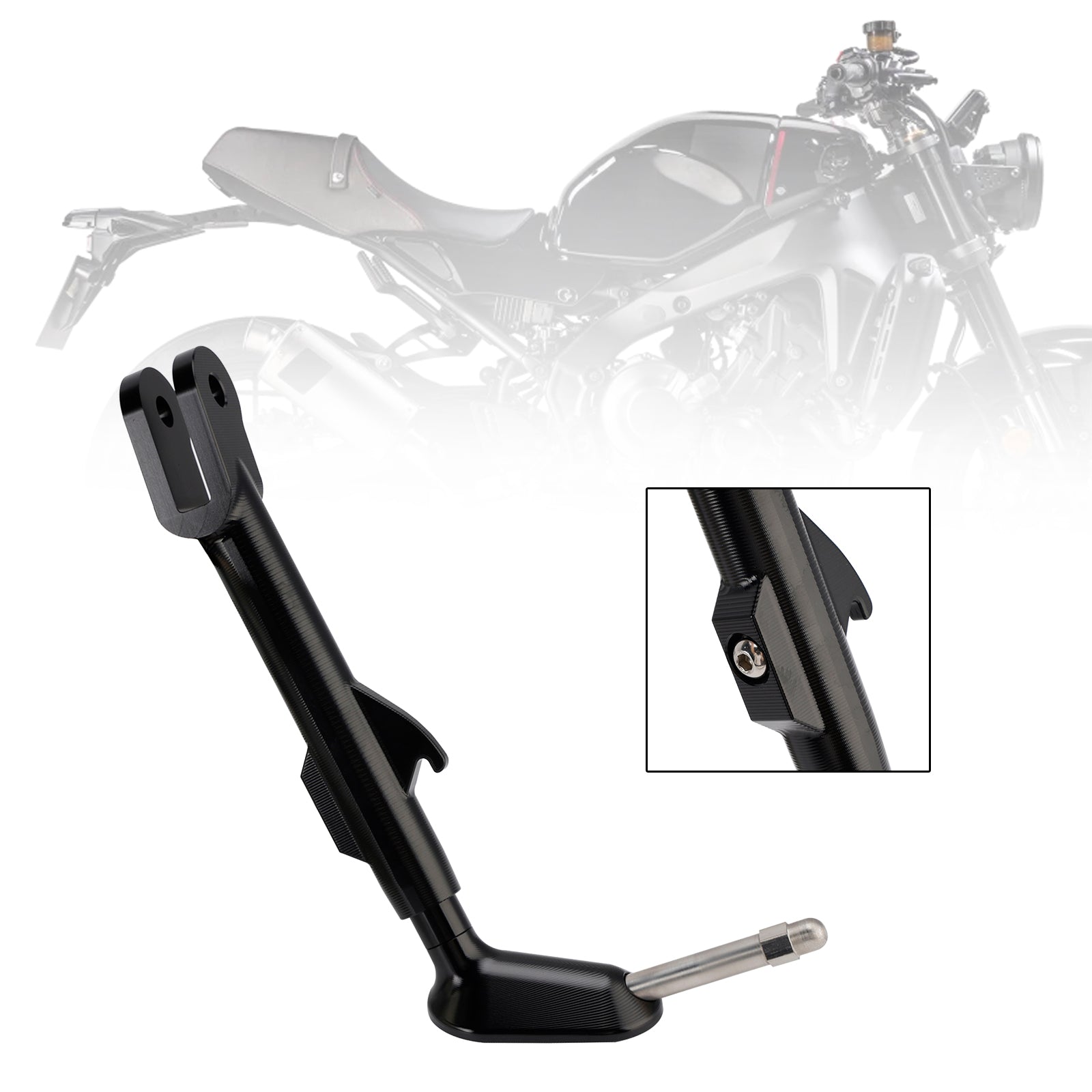 Cavalletto laterale regolabile compatibile con Yamaha XSR900 2022-2025 e MT-09 2024-2025