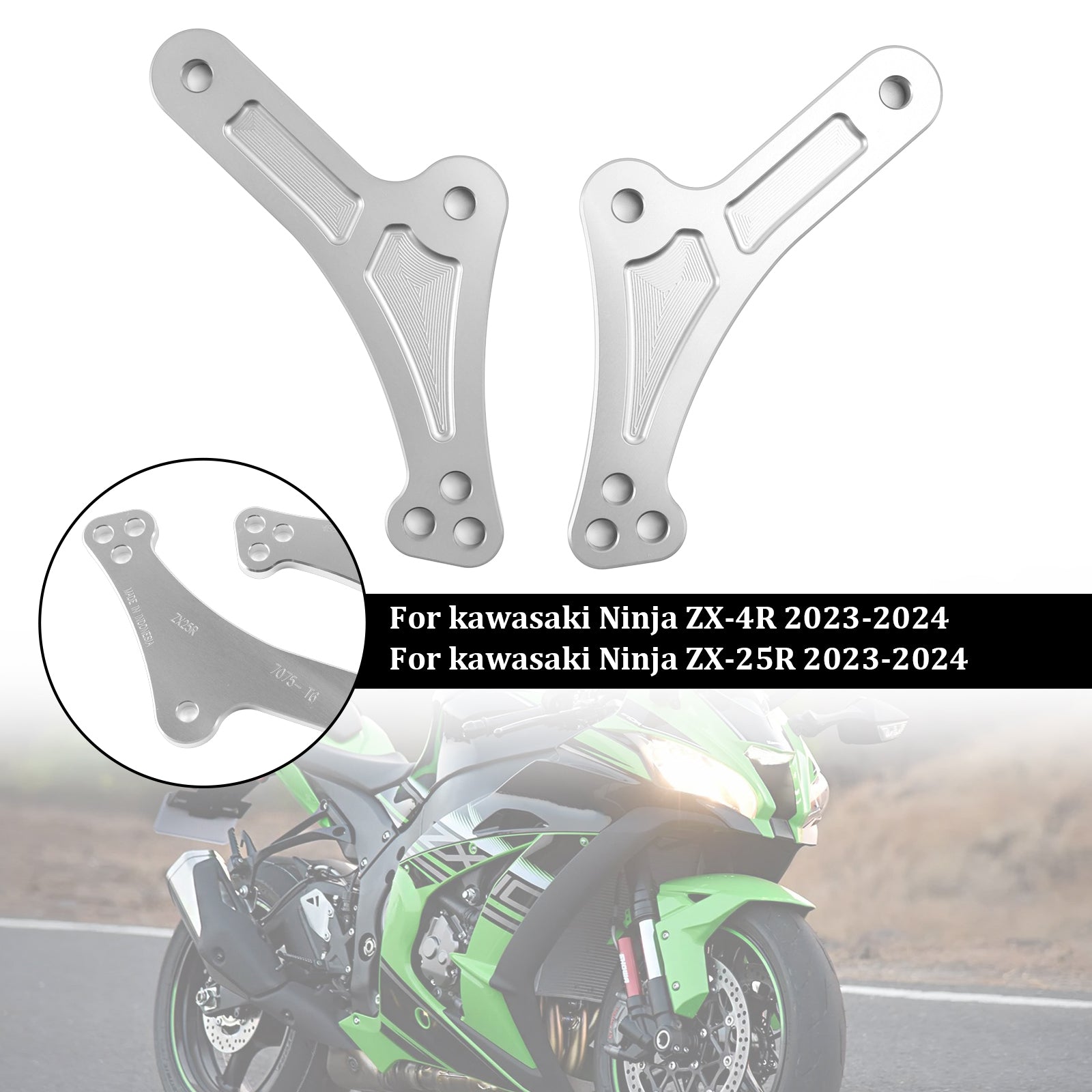 2023-2024 kawasaki ZX-25R ZX-4R Enlaces de suspensión inferiores ajustables para