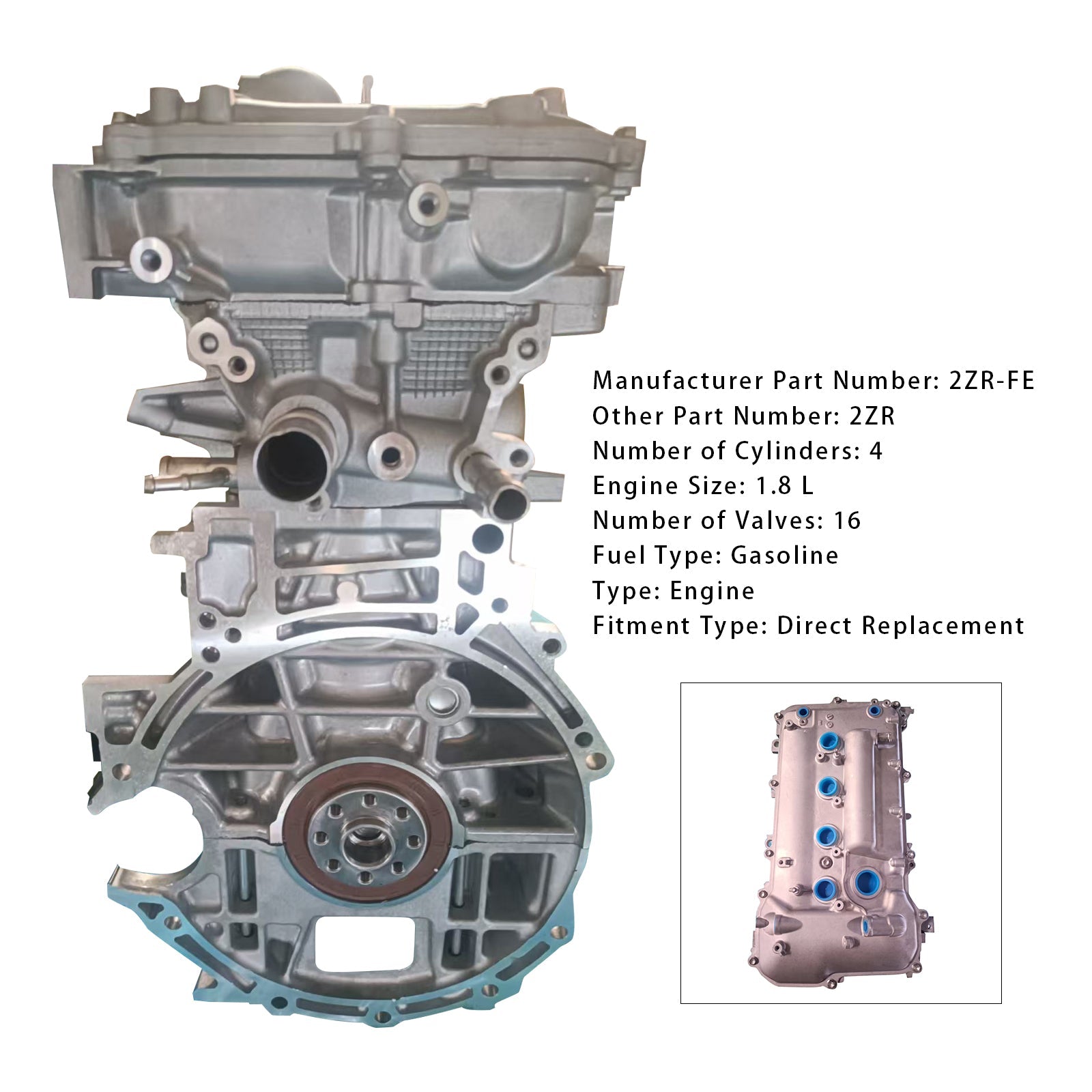 Nouveau moteur 2ZRFE pour Toyota Matrix COROLLA 1.8L Dual VVti 4 cylindres