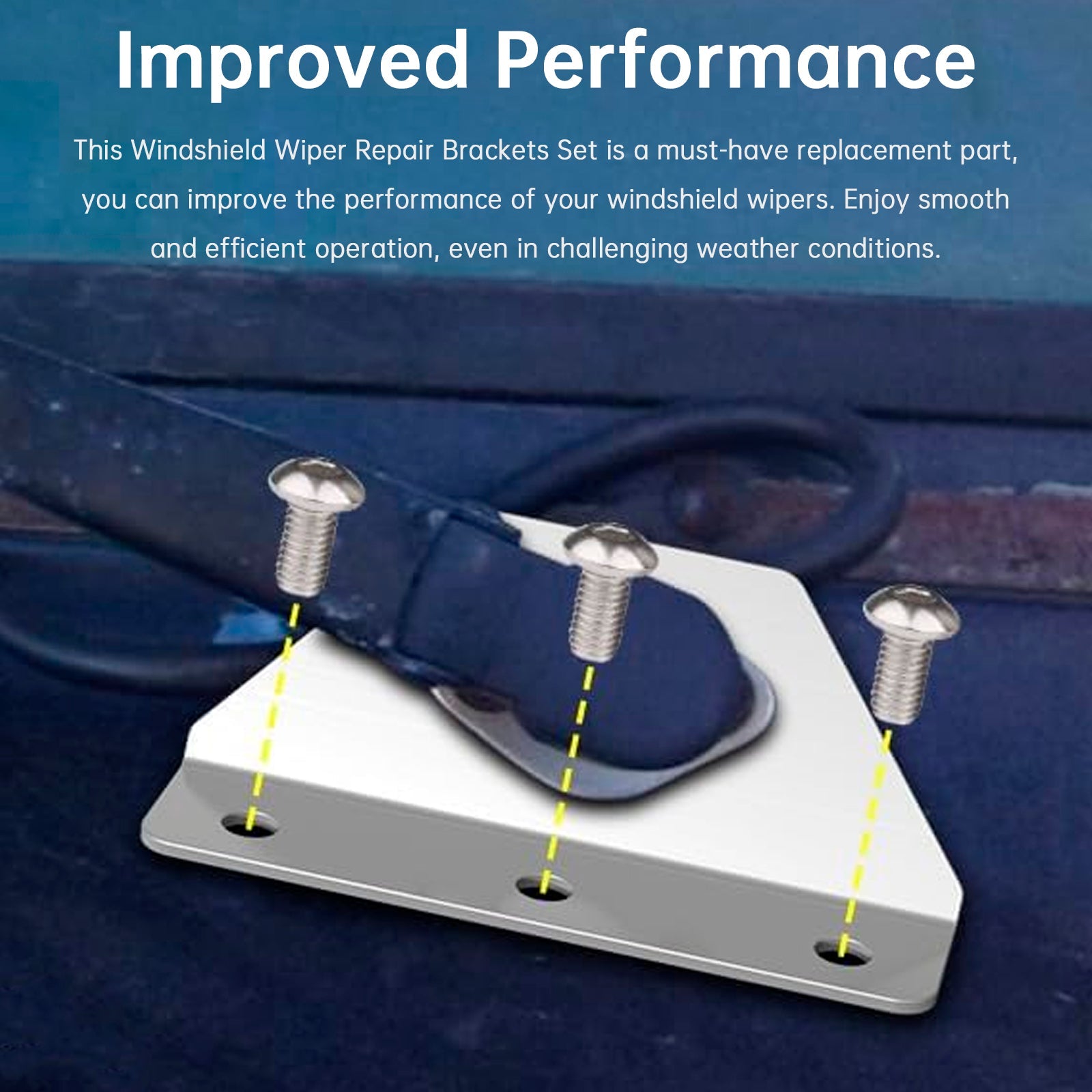 Peterbilt 379 388 389, 2 dela, nosilce za popravilo nerjavečega jekla