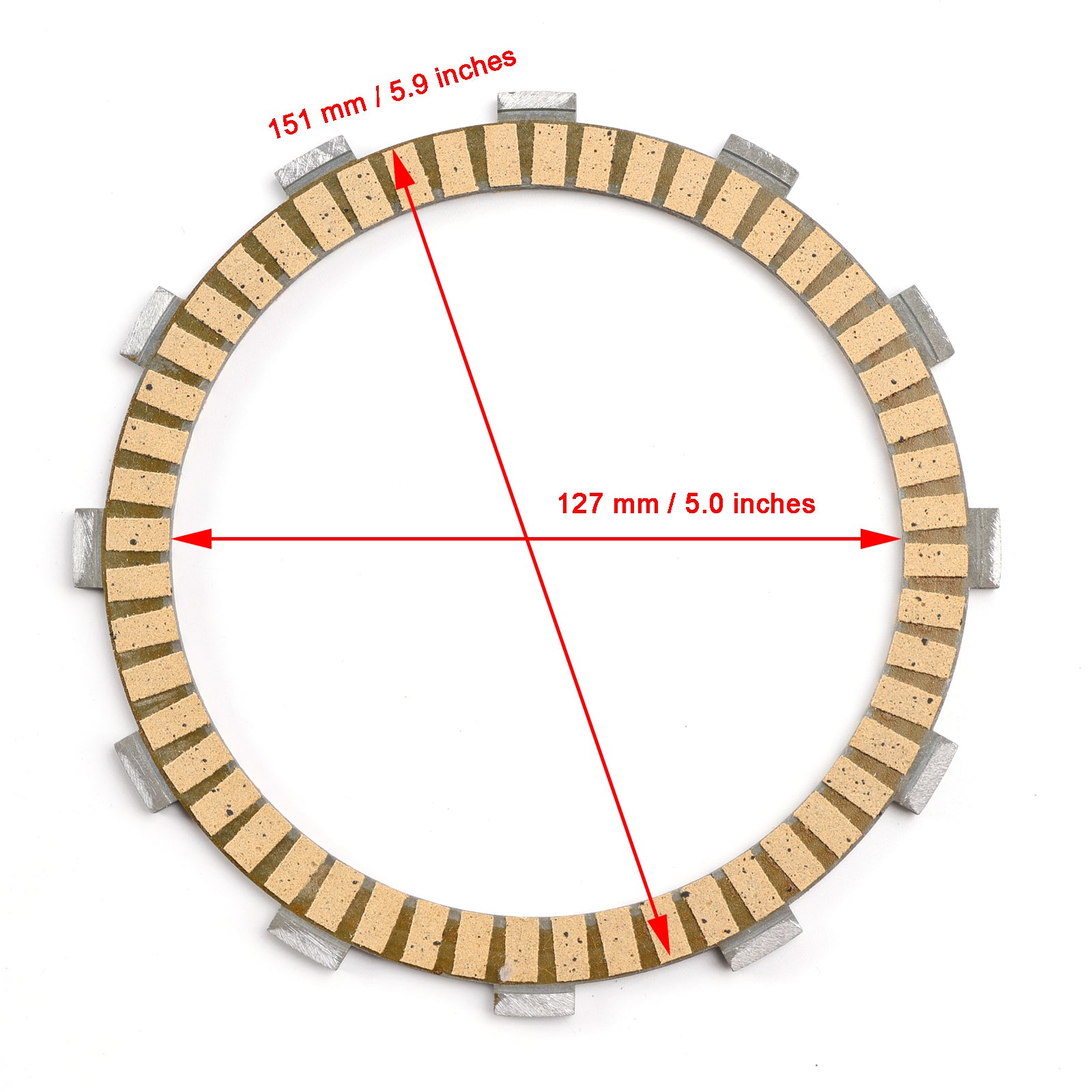 Kit de disques d'embrayage pour Kawasaki ZX1400 ZZR1400 06-23 Ninja ZX-14 2006-11