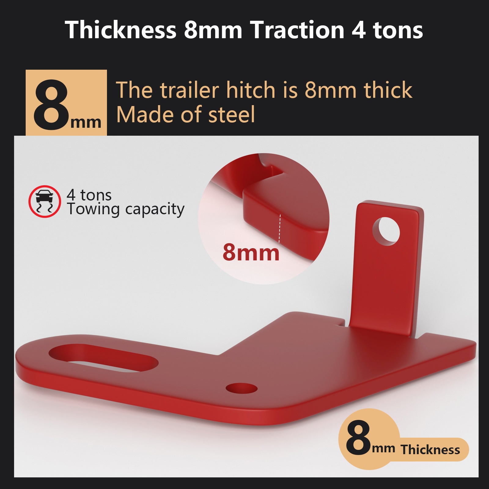 Suzuki Jimny JB64W JB74 2019-2021 2 pièces arrière gauche & Attelage de remorque droit