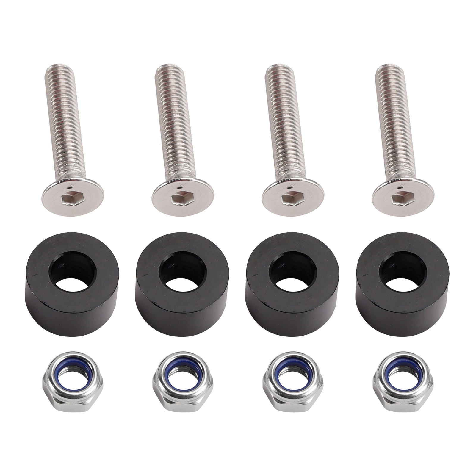 Honda XL750 Transalp 2023-2024 Tylne szopy bagażowe z czarną czarną płytką bagażową