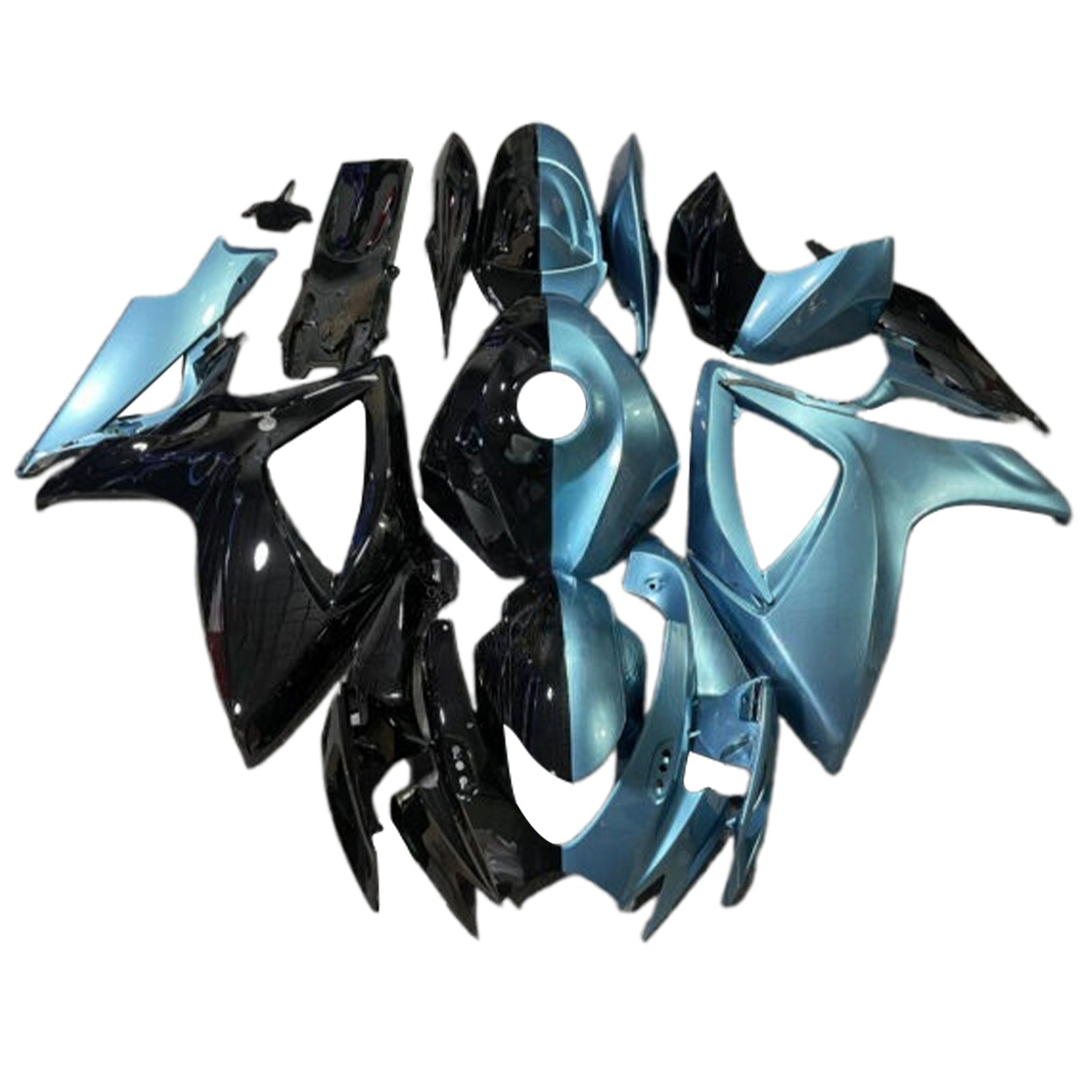 Kit de carénage injecté en plastique ABS pour Suzuki GSXR 600/750 2006-2007 K6