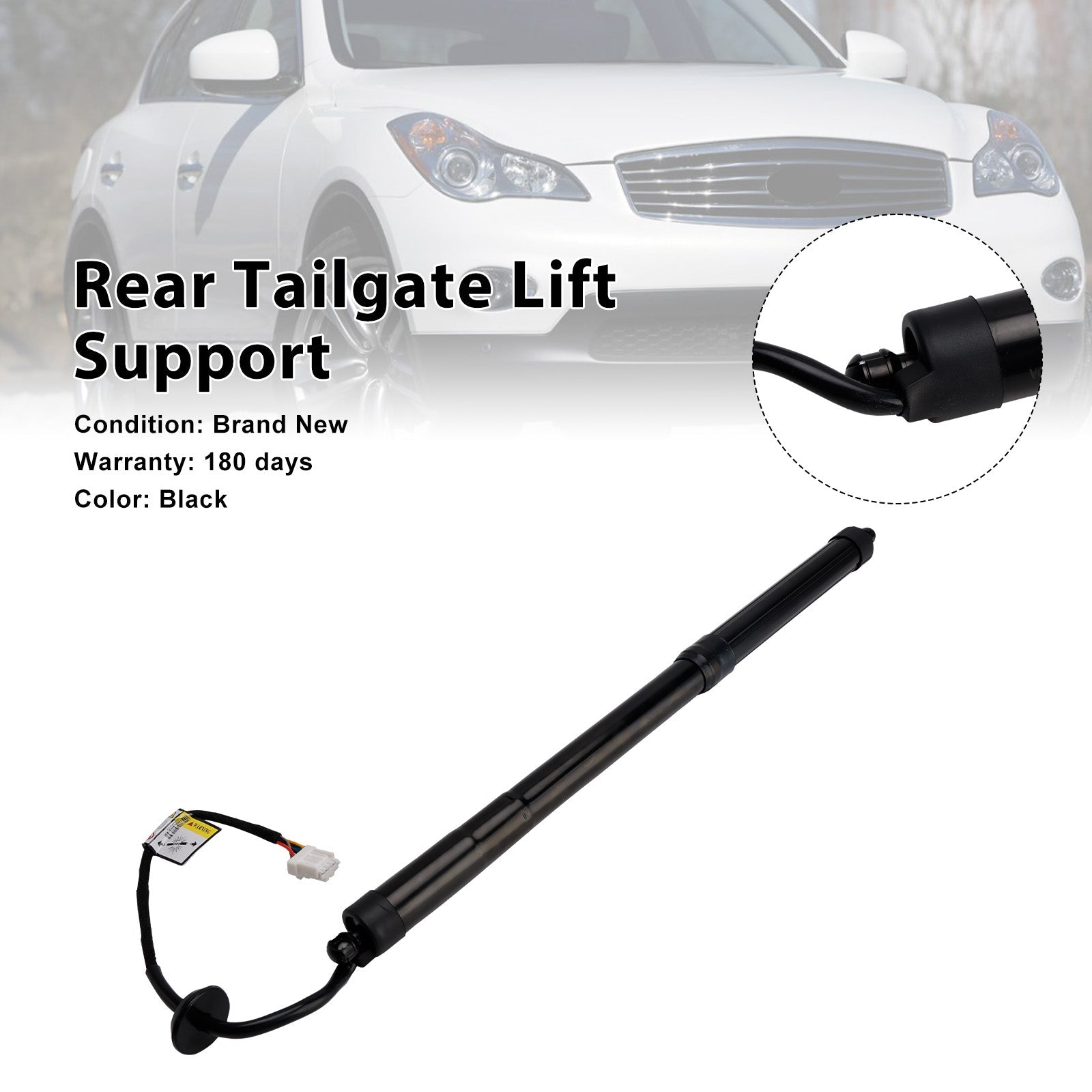 Ammortizzatore elettrico posteriore per portellone posteriore per INFINITI FX35 (2011-2012) - 1 pezzo - Codice articolo 905603FY0A