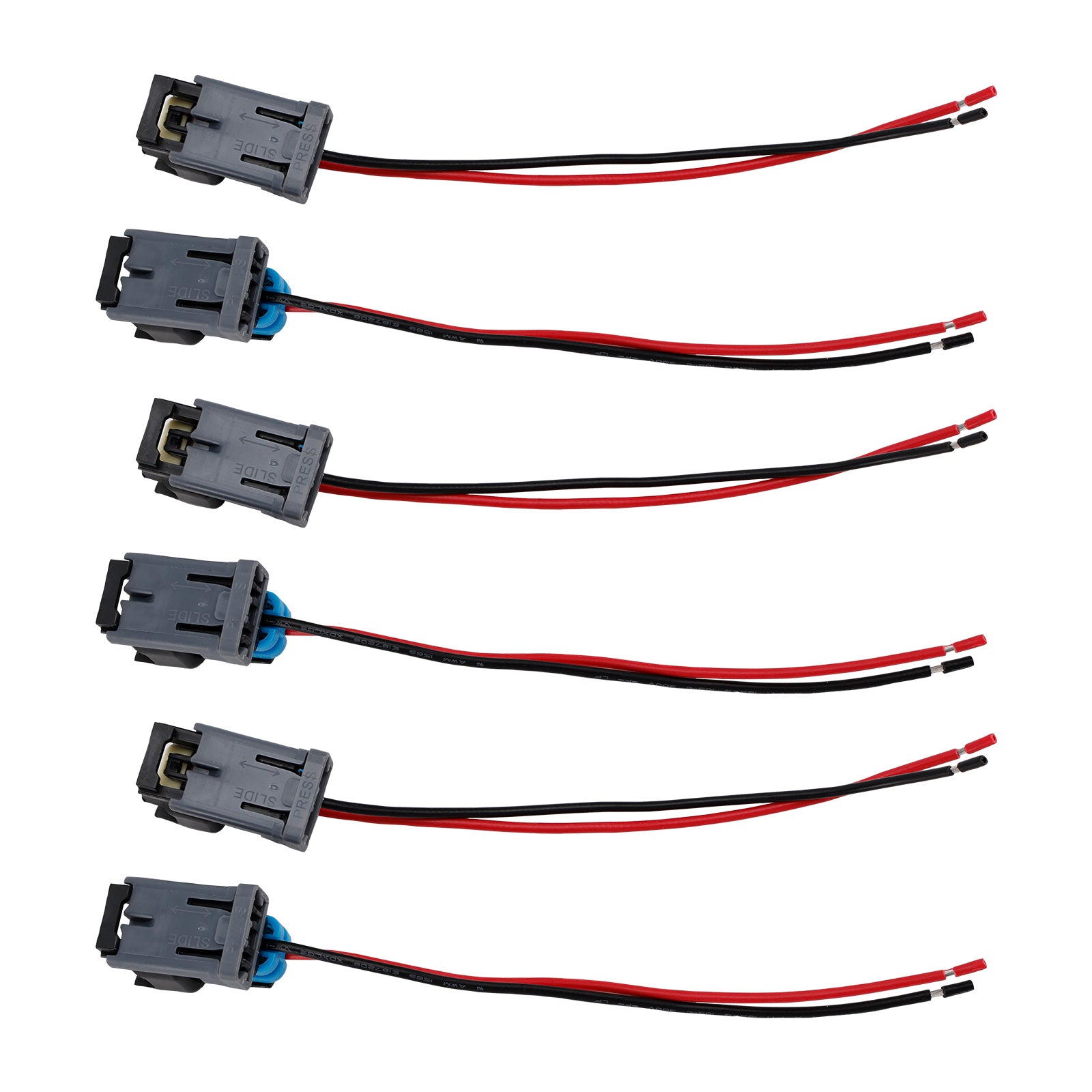 6 liittimen sarja&Polttoaineensuuttimen pigtail-johtosarja Fordille, Fitille ja Chevylle