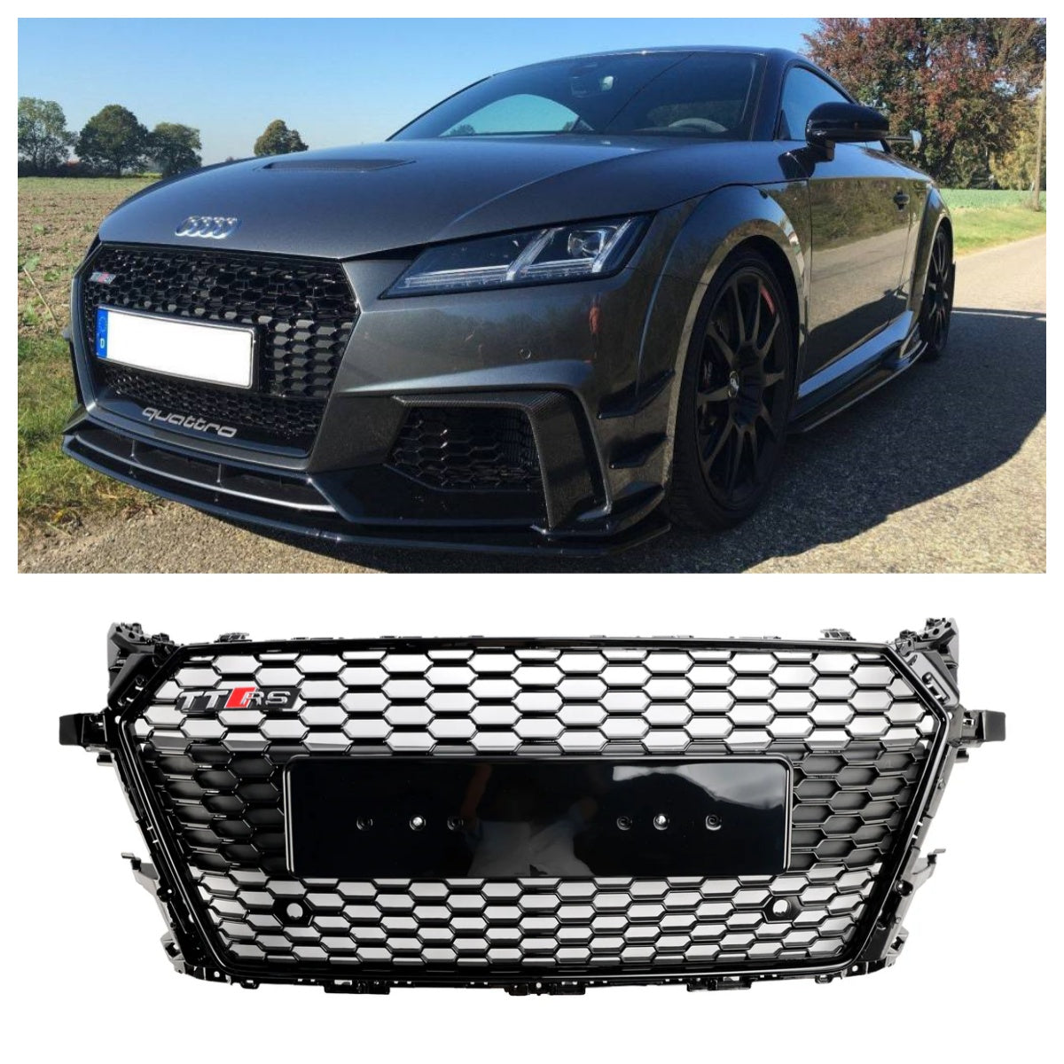 Garniture De Bande De Toit Latérale Droite AUDI TT MK3 - Référence 8S8853704, Occasion