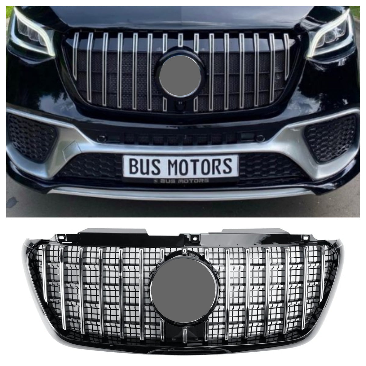 Parrilla de parachoques delantera estilo Mercedes Sprinter W907 W910 GT 2021
