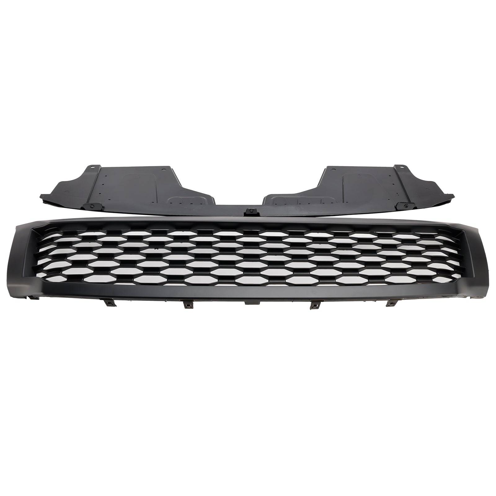 Rejilla de parachoques delantero negro mate para Nissan Navara NP300 D23 2015-2020