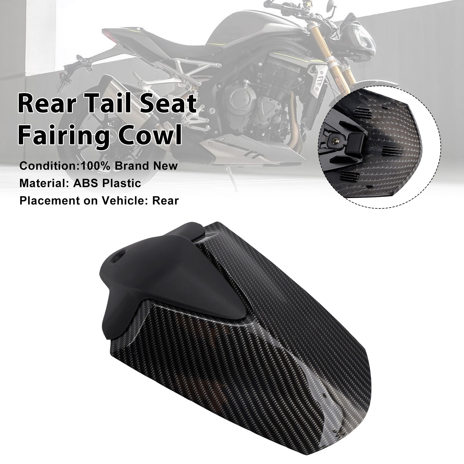 Carénage arrière de selle pour Speed Triple 1200 RS (2021-2024)