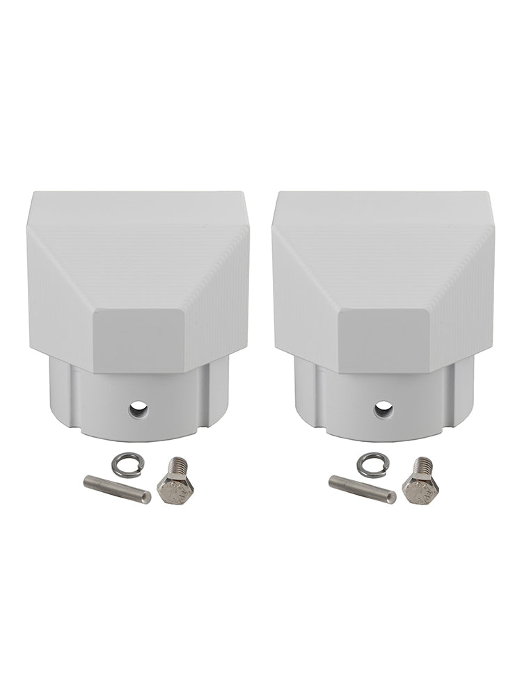 Paquete de 2 tapas de repuesto de aluminio macizo para toldo Dometic SUNCHASER II