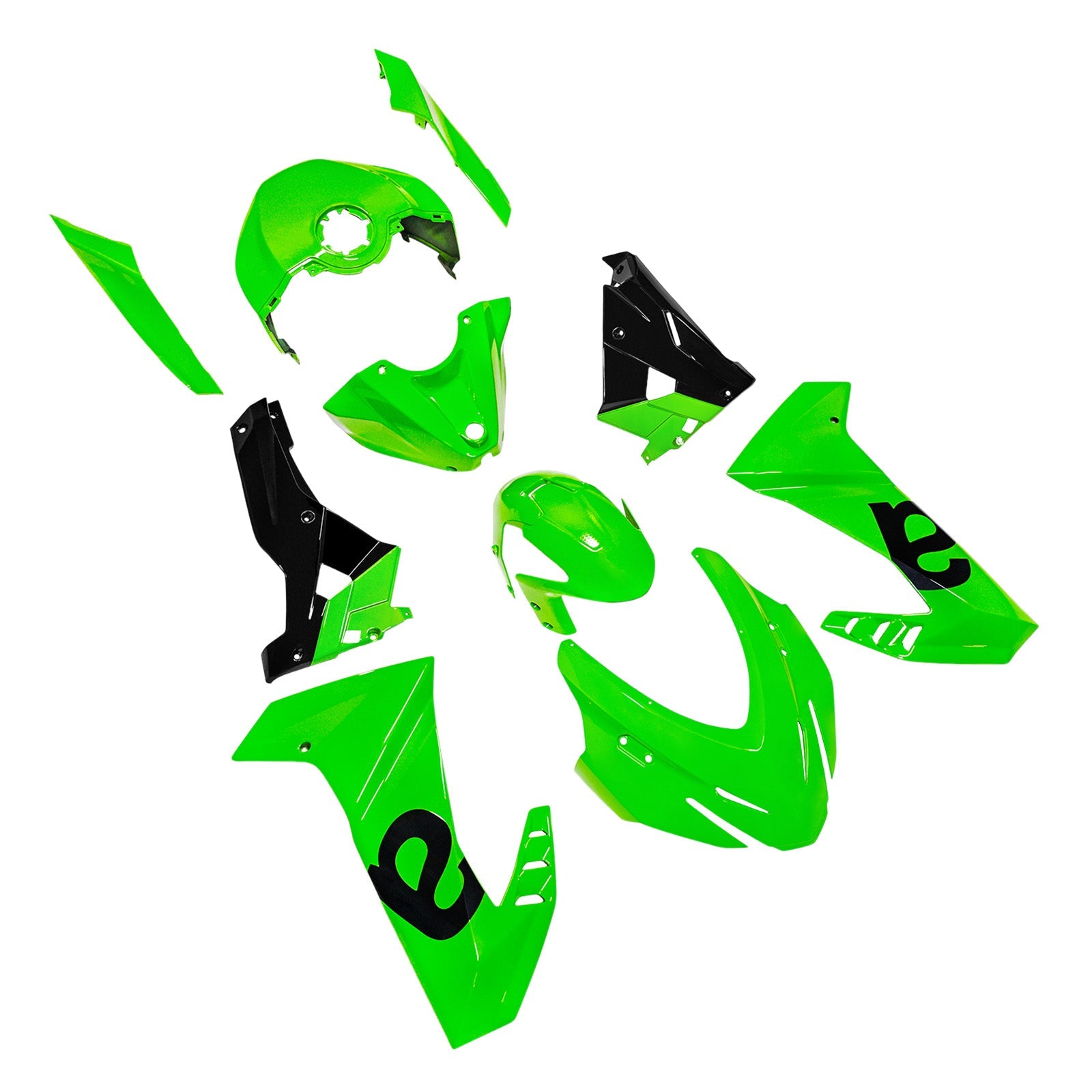 ABS-muovinen korisarja, joka on injektoitu Aprilia RS457 2024-2025 07#