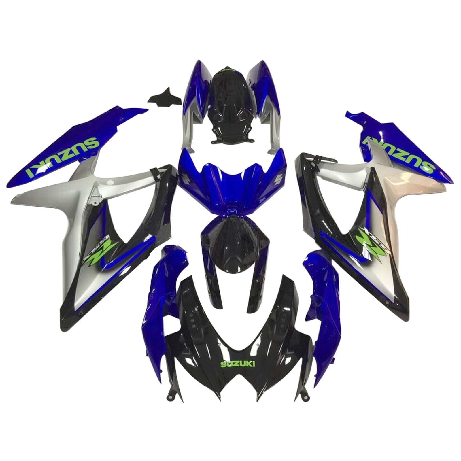 2006-2007 Suzuki GSXR 600/750 K6 Kit de carenado de inyección ABS en plástico