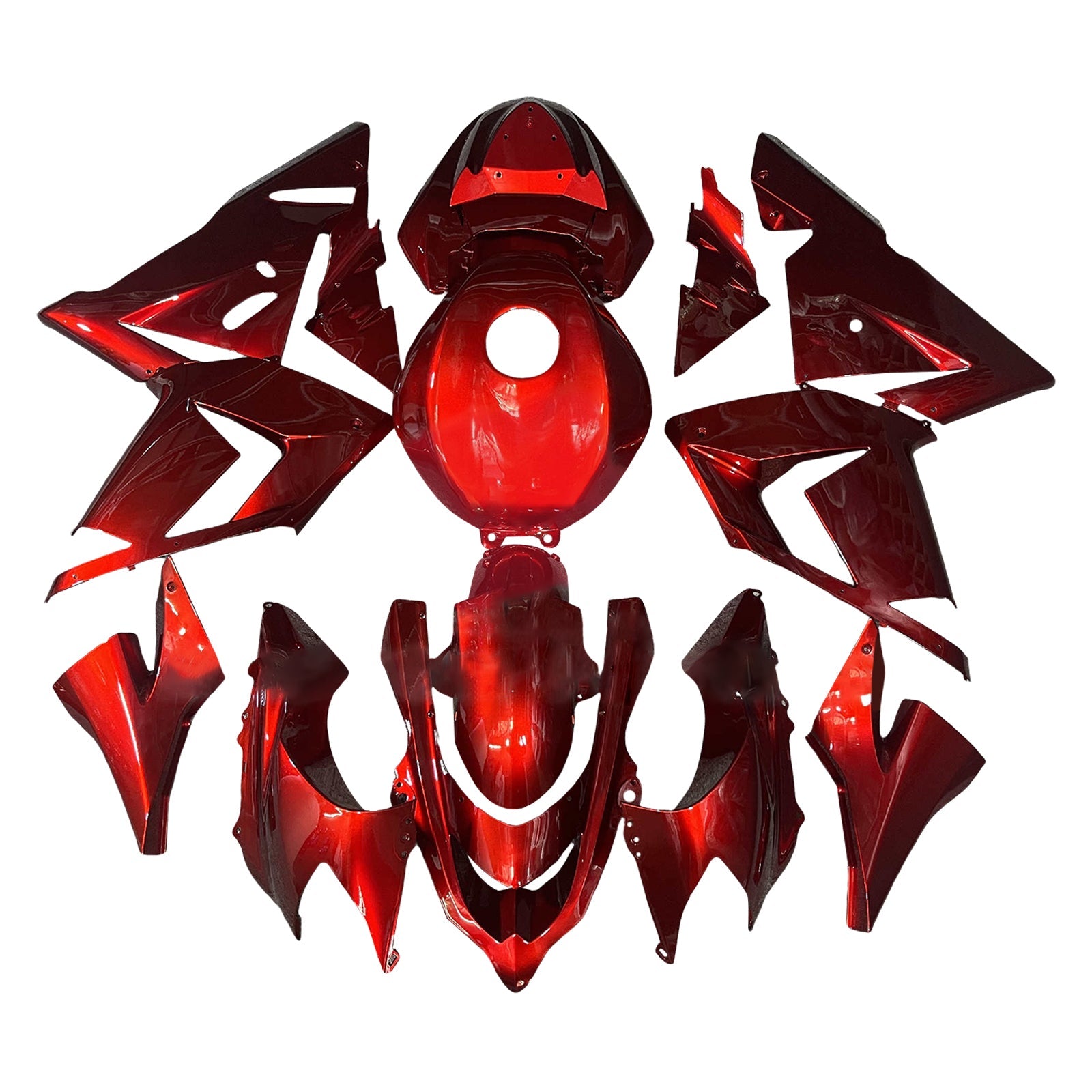 Kit de carénage par injection, carrosserie en plastique ABS pour Kawasaki ZX10R 2004-2005