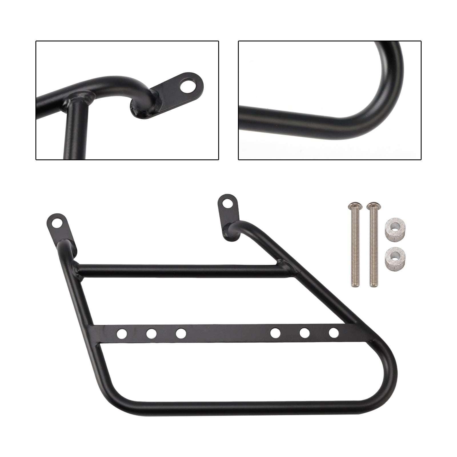 Fissaggio del supporto per Royal Enfield Meteor 350 2021-2024 BASSE LATURA, NERO