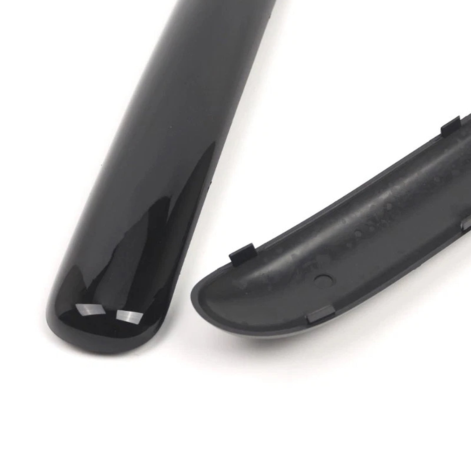 Paire de garnitures de pare-chocs avant noir brillant pour Mini One Cooper R50/R52/R53 (2001-2004)