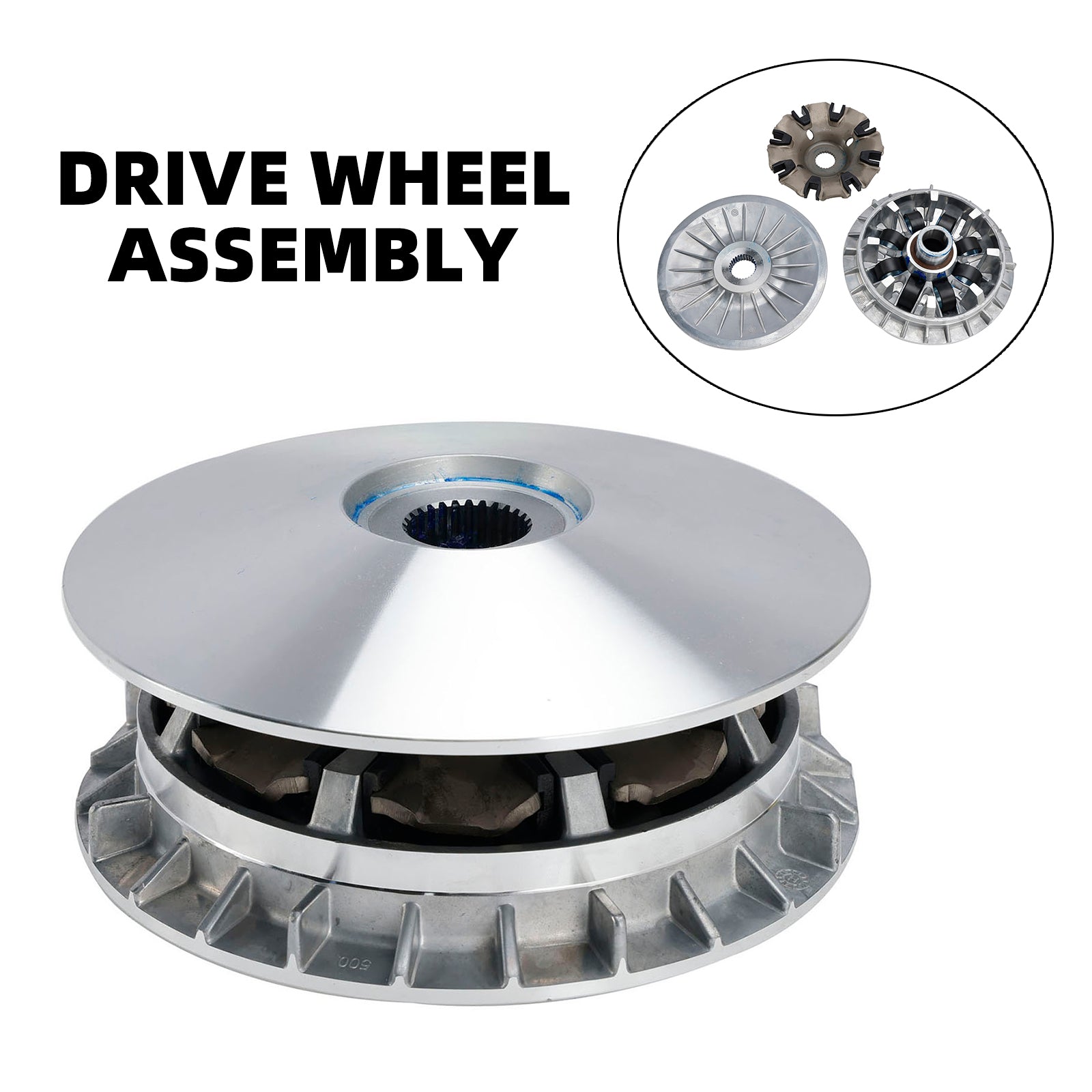 Conjunto de polea del variador del embrague delantero 5Uv-17606-00 4B5-W1760-00 para Yamaha XP500