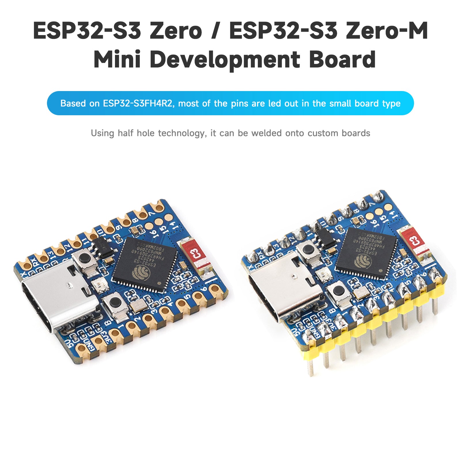 ESP32-S3-S3 Karta rozwojowa podwójne serce S3FH4R2 Częstotliwość robocza 240 MHz