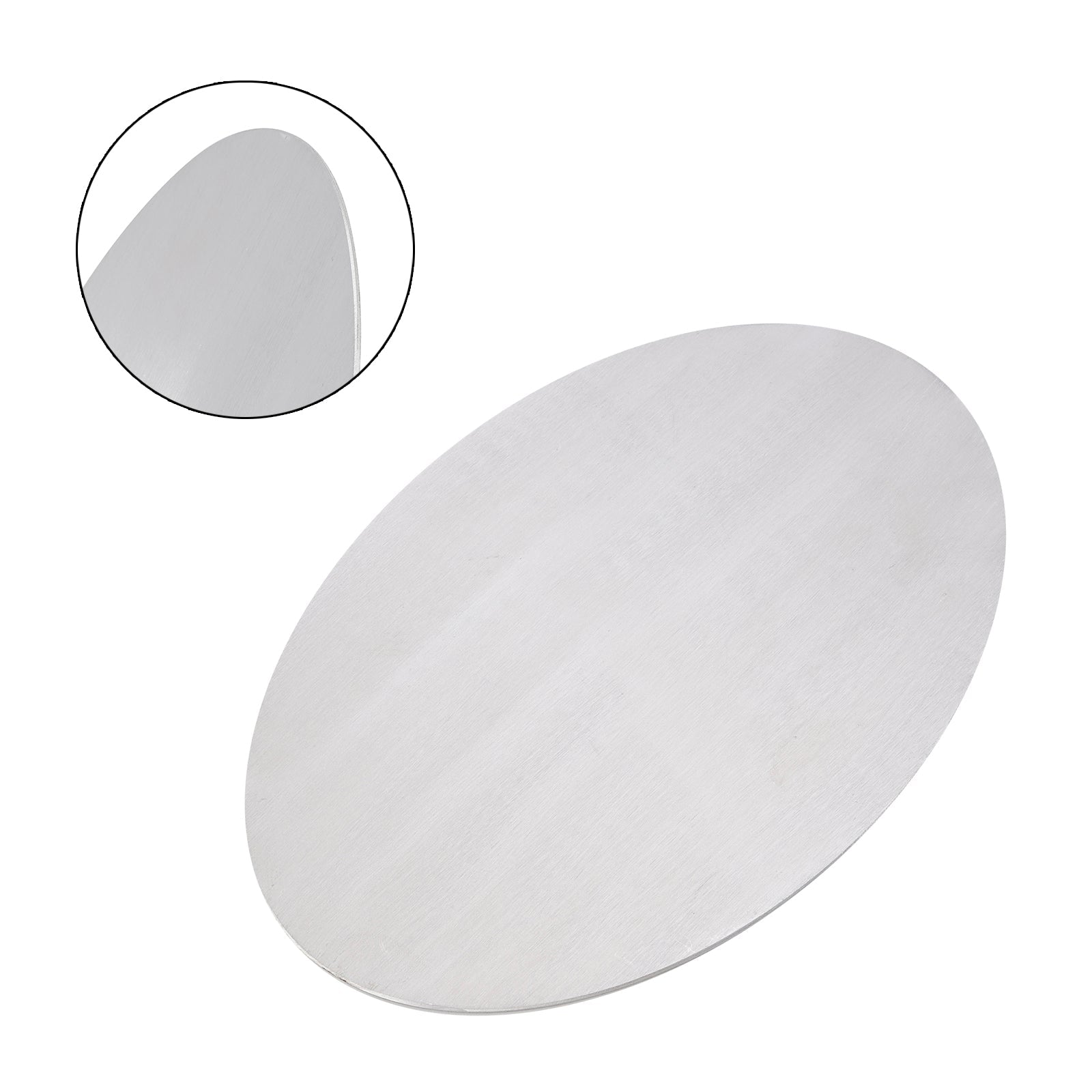 Oval Virgin Ovalna registrska tabla v aluminijasti zlitini, da se sestavite, univerzalna prilagoditev za motocikle