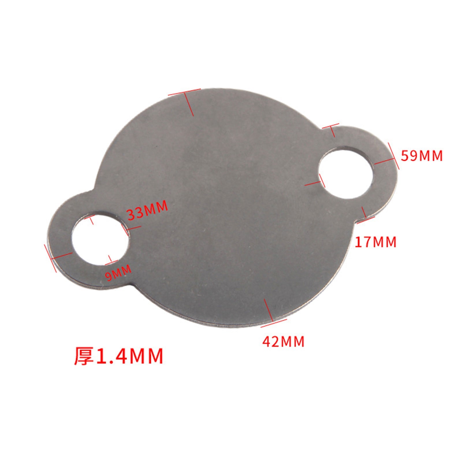 Placa del obturador de la válvula EGR para Volkswagen Transporter T5 2.0 BITDI CFCA