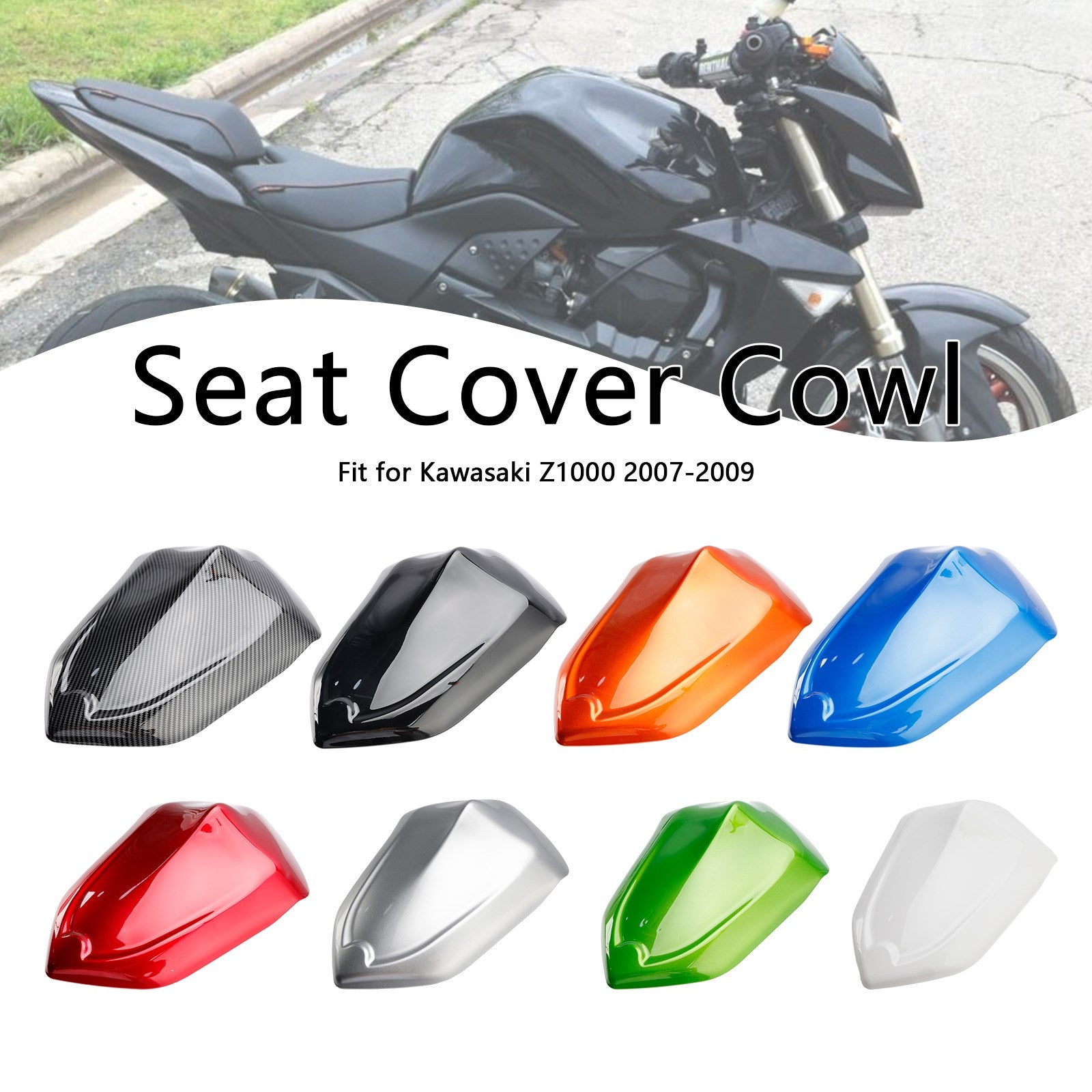 Capot de carénage de siège arrière pour Kawasaki Z1000 2007-2009
