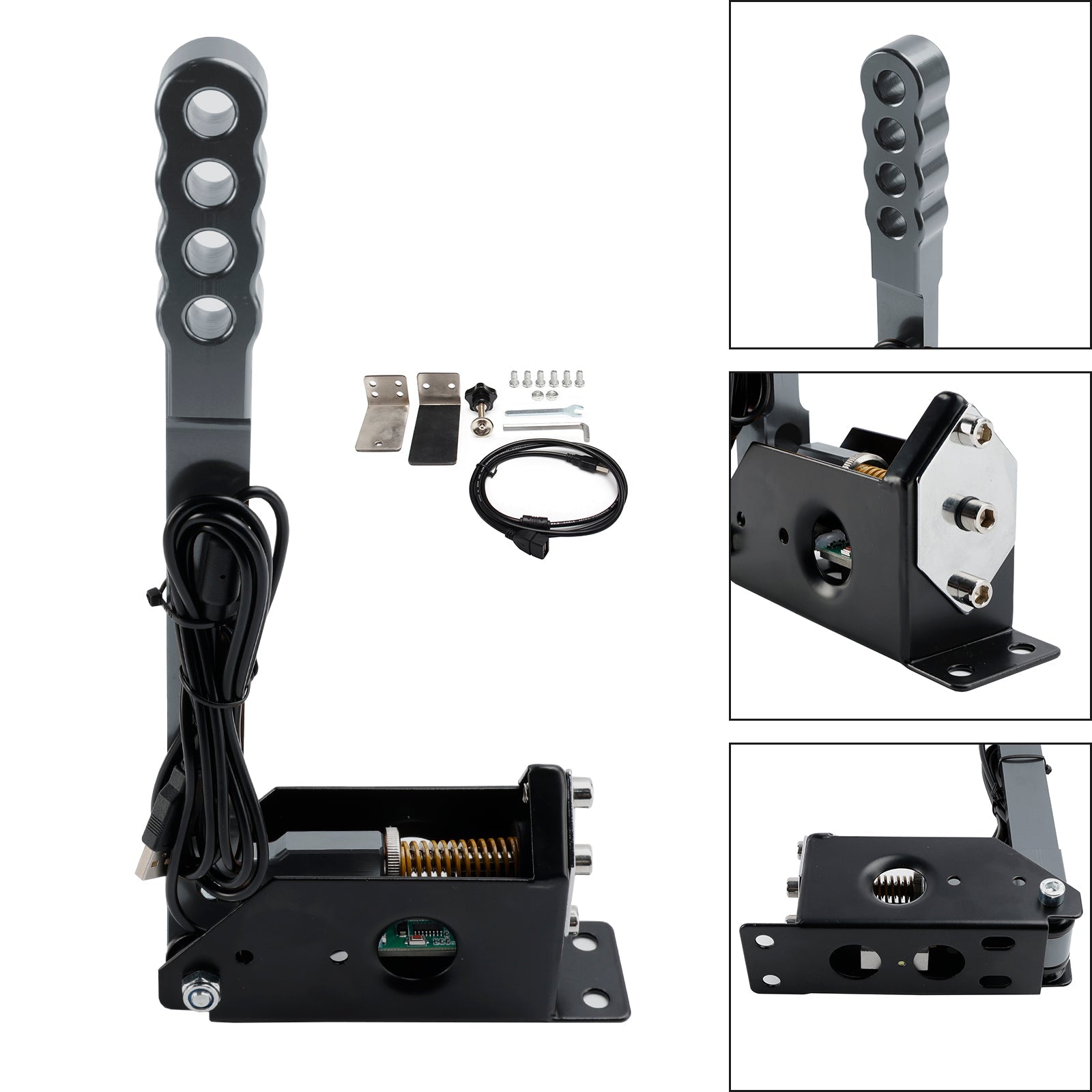 14 -bittinen kilpa -käsijarru USB SIM -PC: lle, jossa on omaisuuspihdit G27/G29/T300/T500