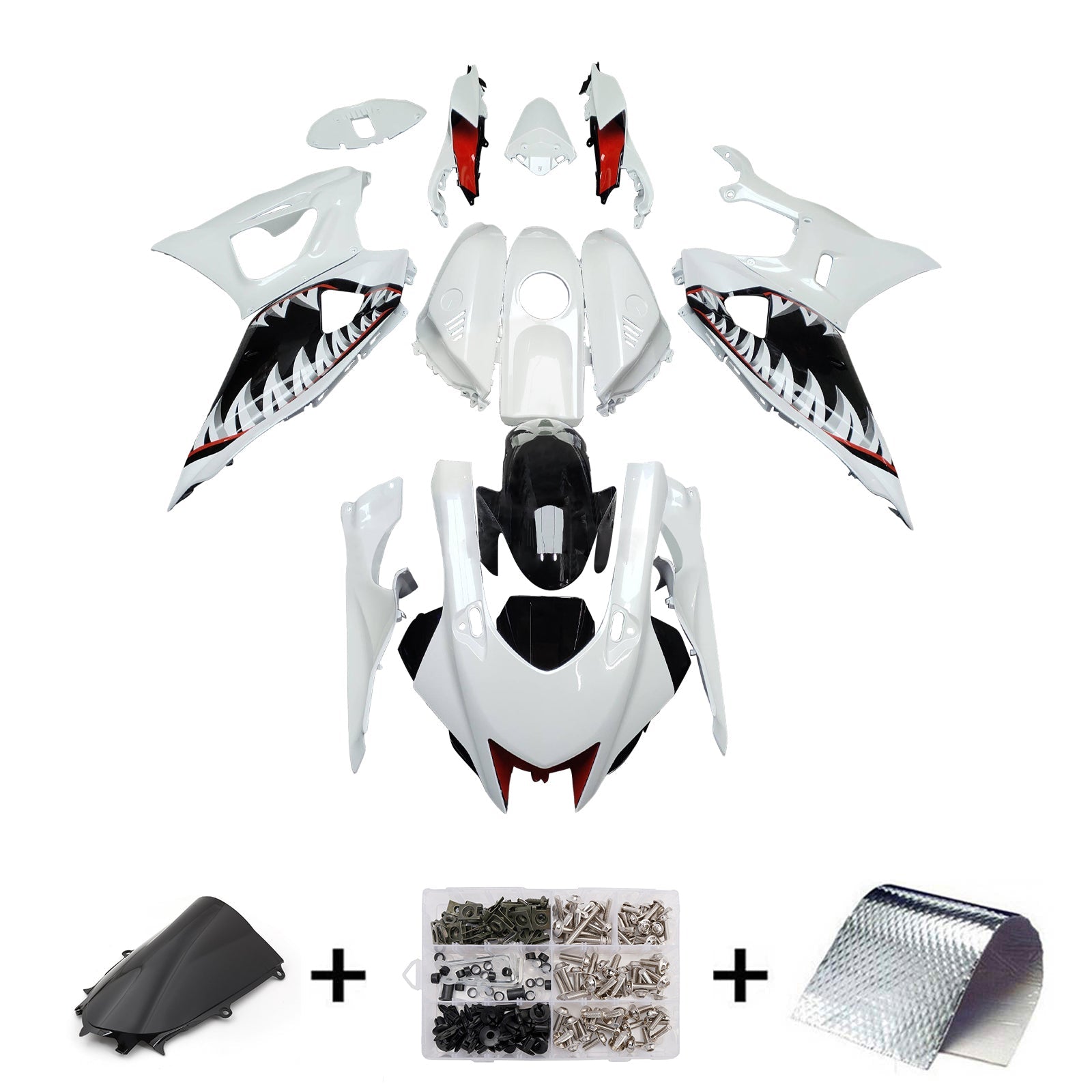 Kit de carénage injecté en plastique ABS pour Yamaha YZF-R7 2021-2025