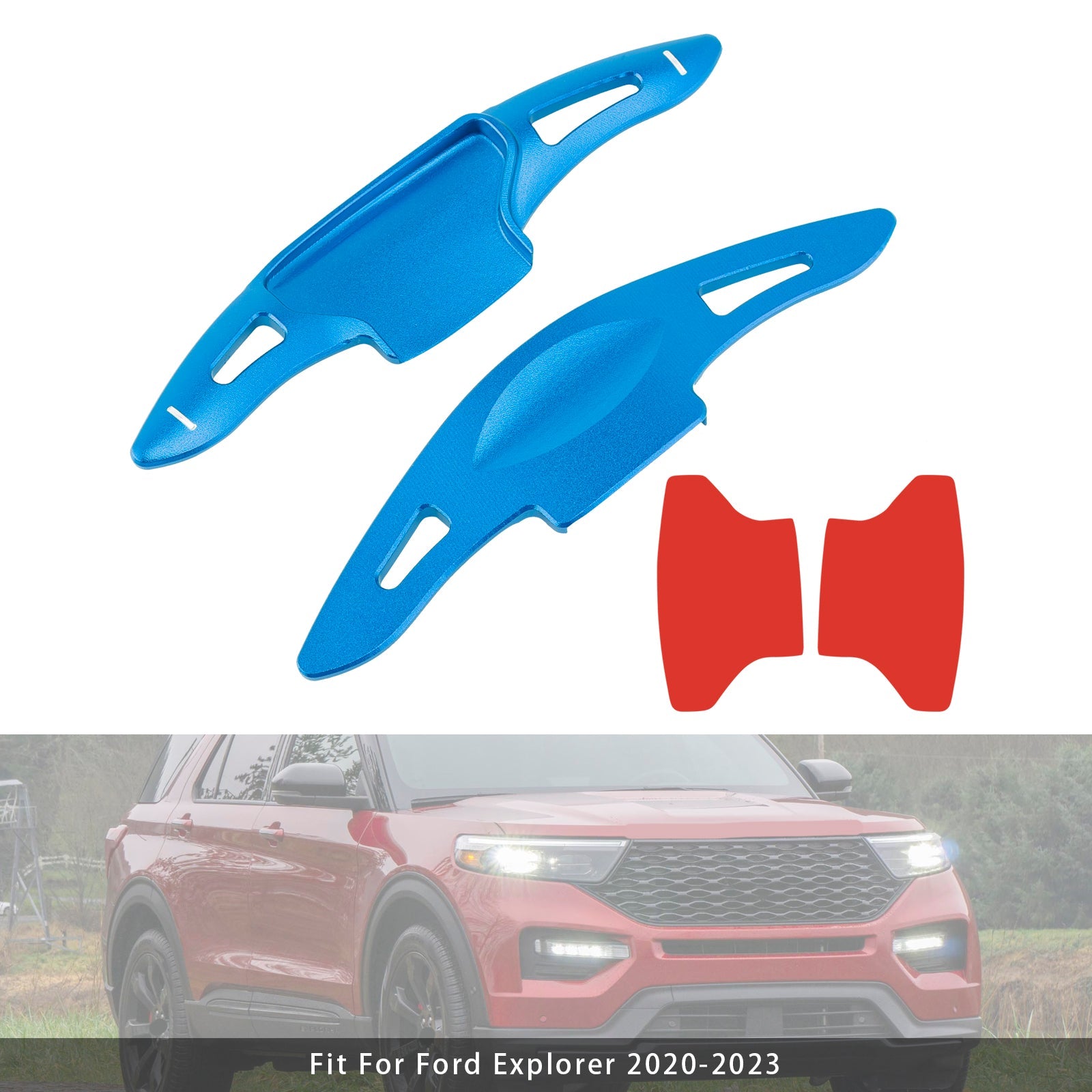 Extension de palettes de changement de vitesse au volant pour Ford Explorer 2020-2023 en aluminium