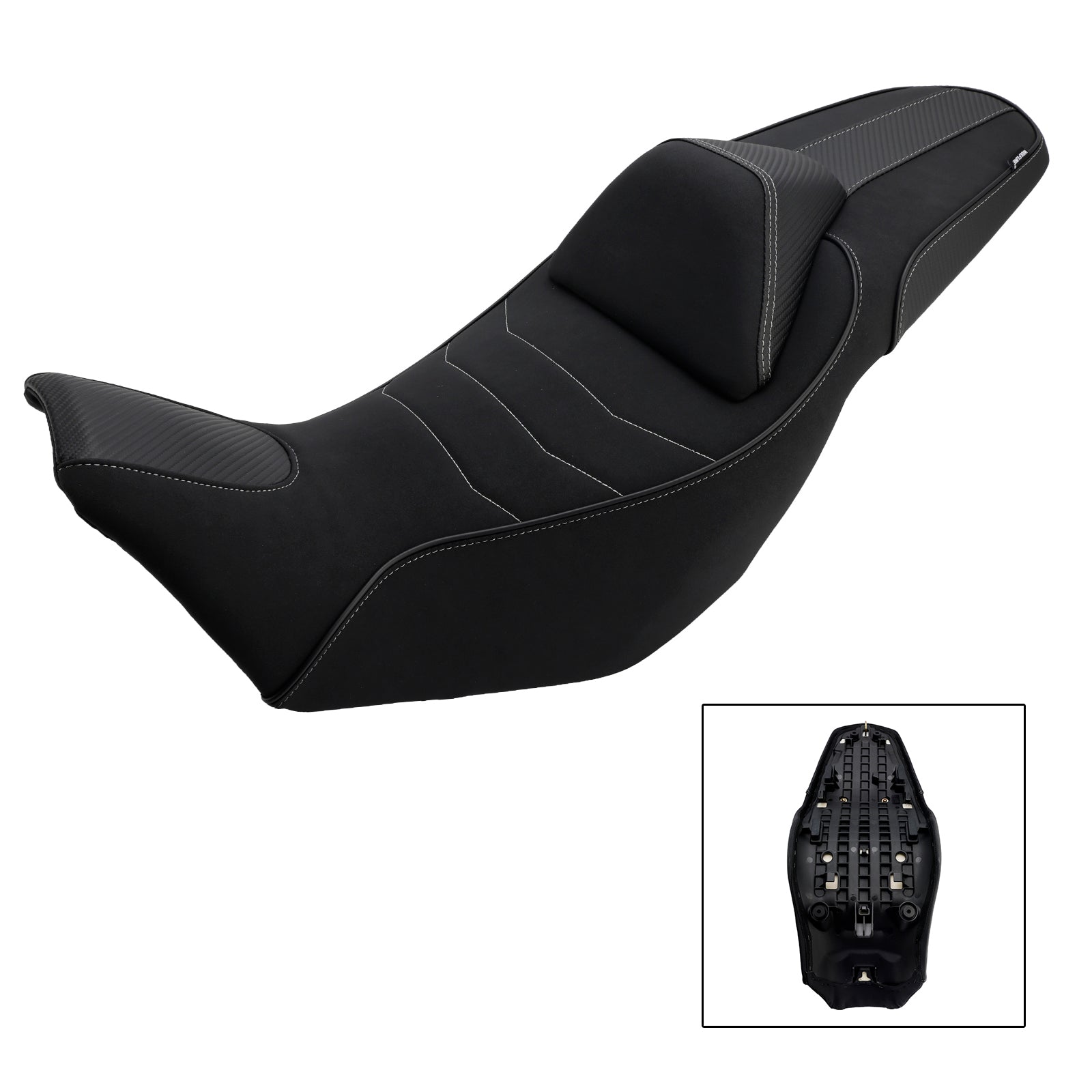 Popolnoma oblazinjen sovoznikov sedež +15 mm za Honda NX400 in NX500 (2024-2025)