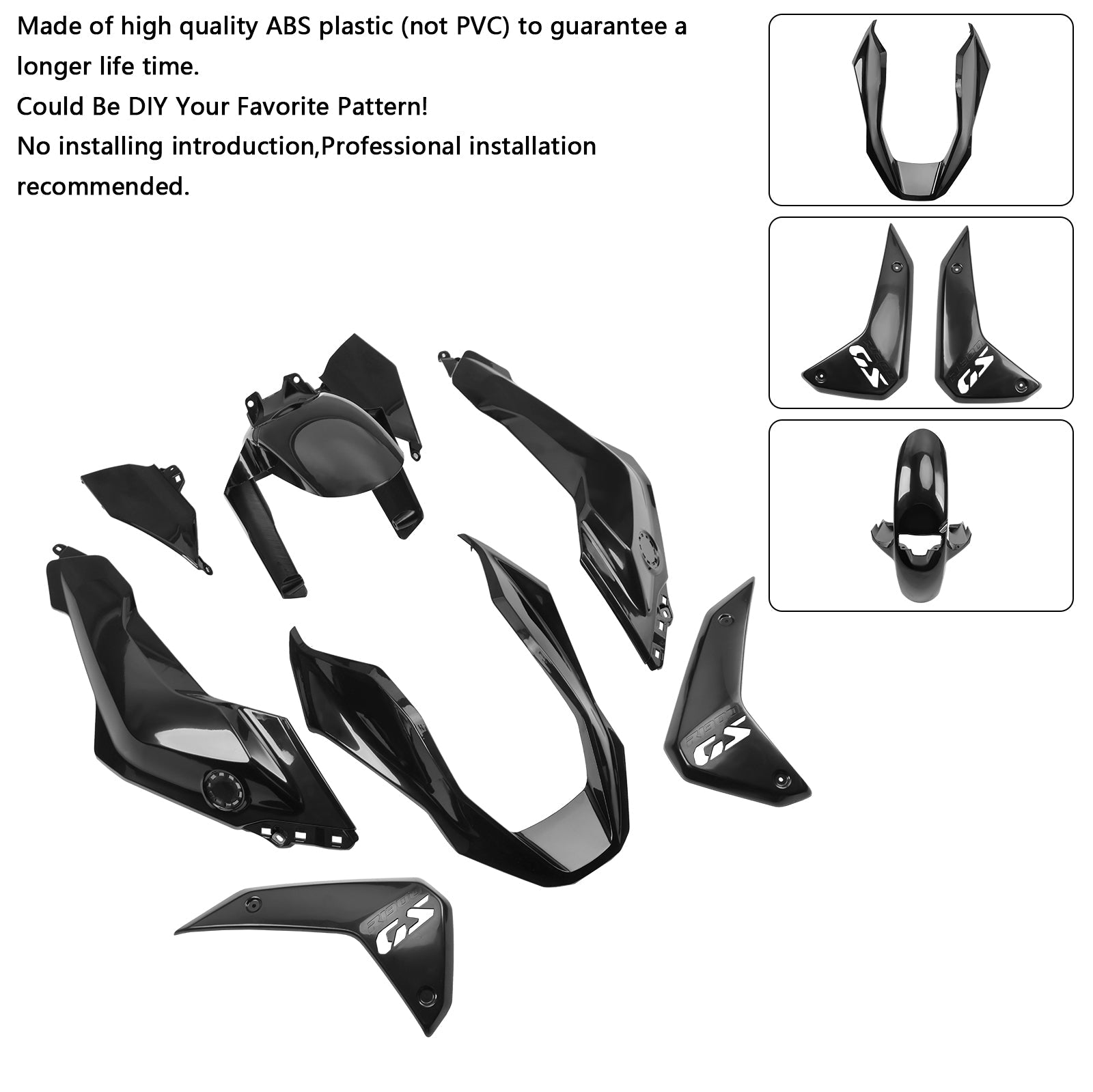 Neposmenjeni vbrizgani telesni sejmi za BMW R1300GS 2024-2025