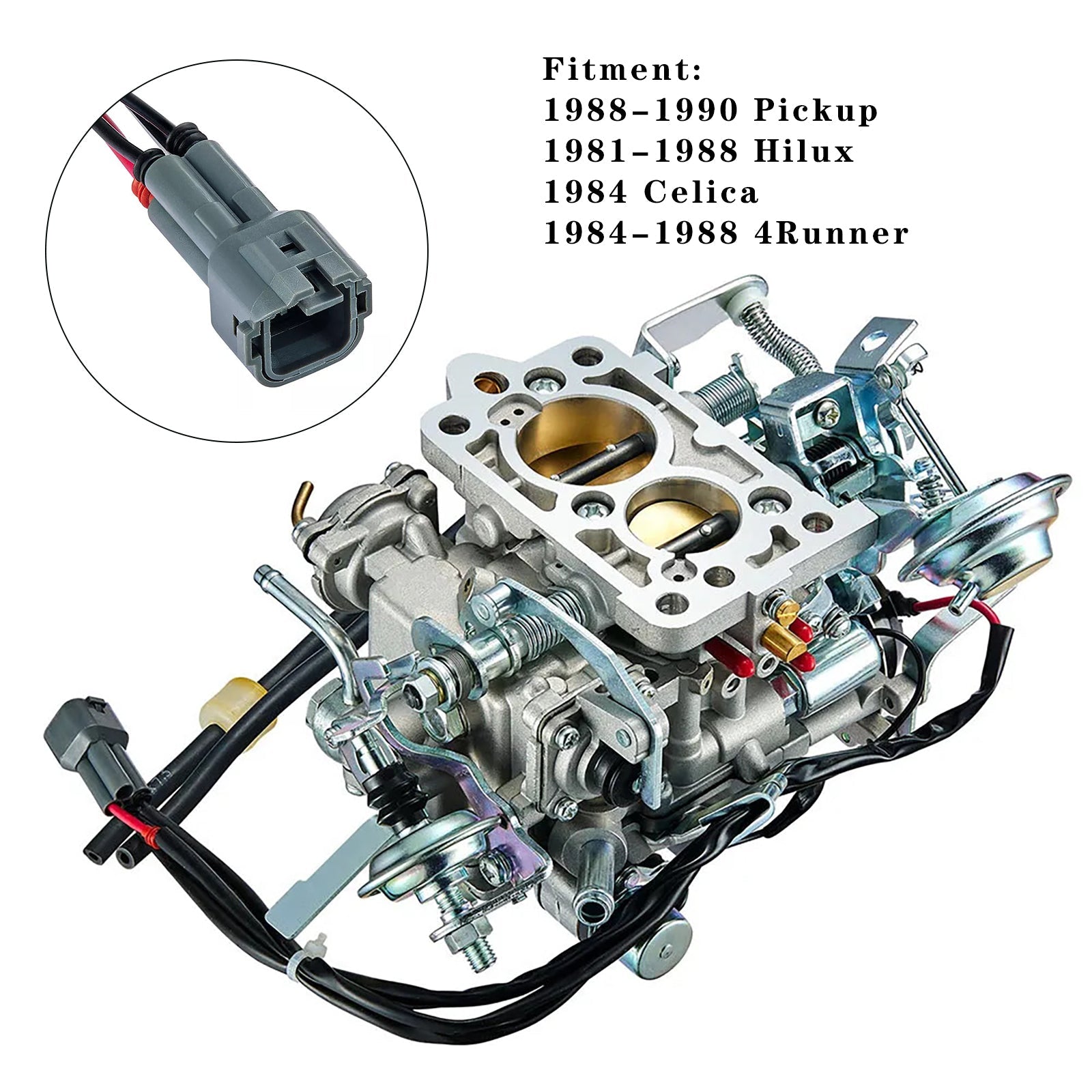 Moteur Toyota 22R 1984 avec carburateur Celica à prise carrée Carb 21100-35463 21100-35570