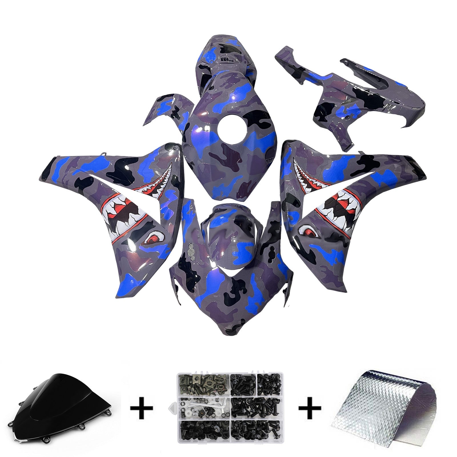 Kit van een tekort geïnjecteerd in ABS-plastic voor Honda CBR1000RR 2008-2011