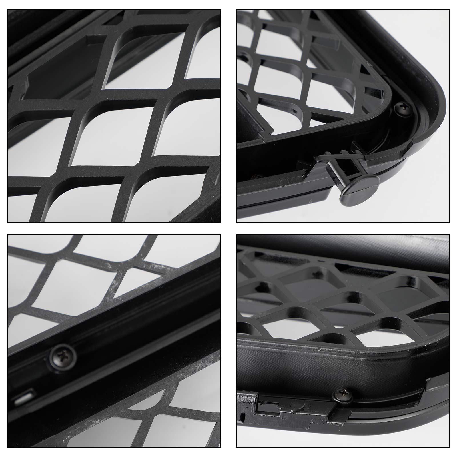 Front Bumper Grille Grill Pour C-Class Benz W204 C300 C350 2008-2014 w/LED