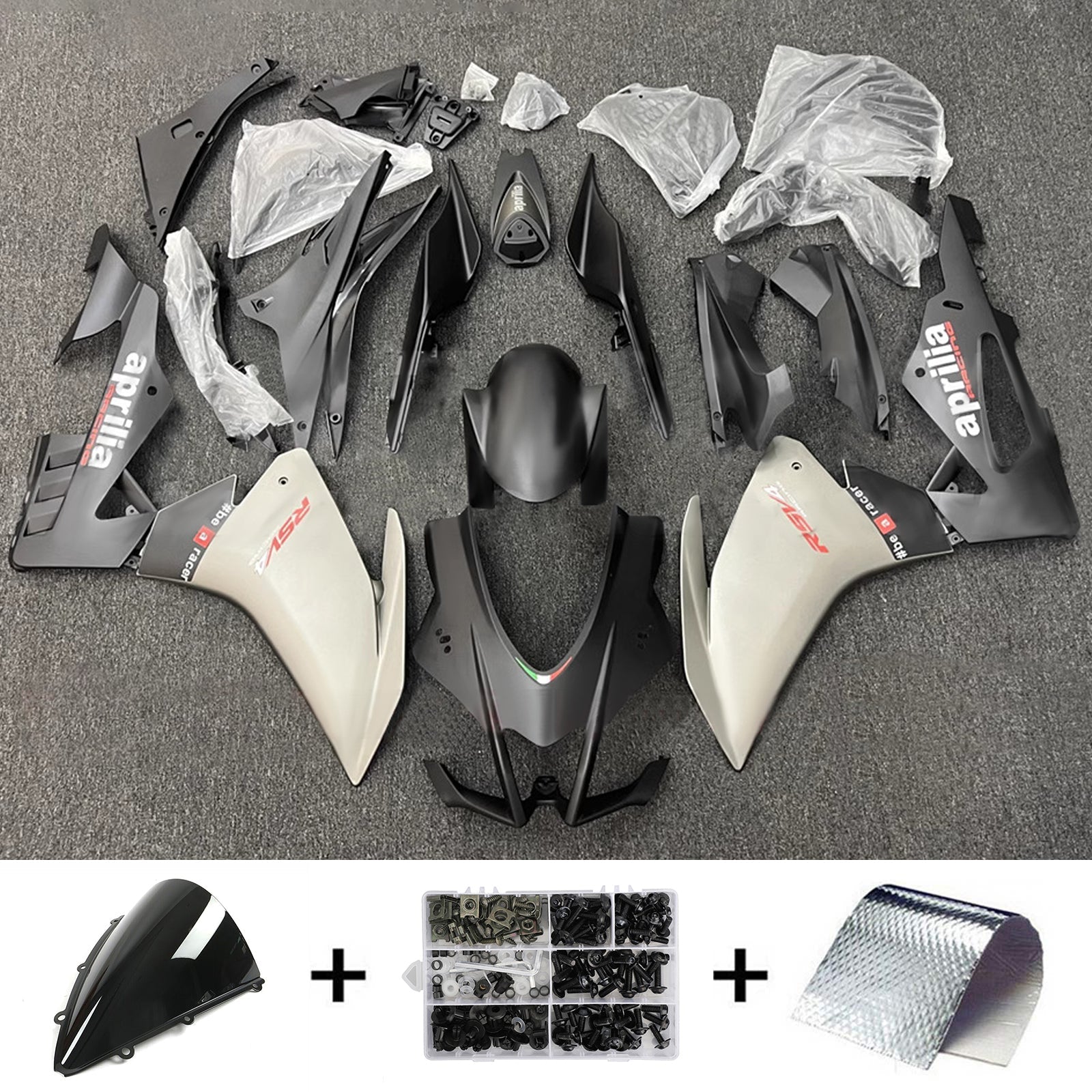 Kit de carénage d'injection Aprilia RSV4 1000 2016-2020 Carrosserie Plastique