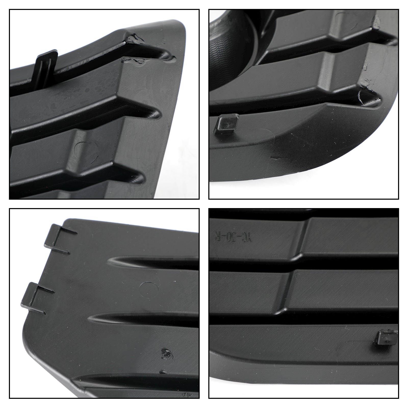 2010-2015 VW T5 T5.1 Glanzend zwart mistlamplichtafdekking inzetstuk S-line grille