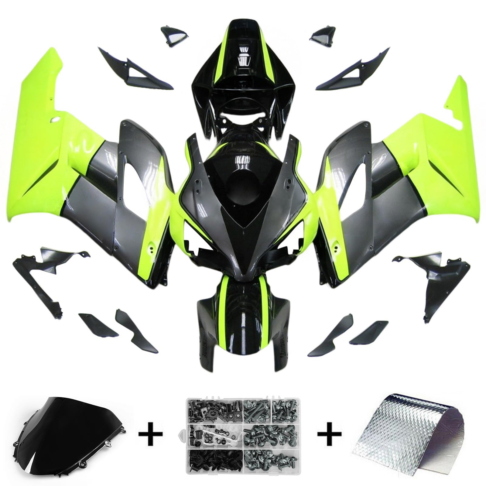 Kit de carénage par injection, carrosserie en plastique ABS pour Honda CBR1000RR 2004-2005